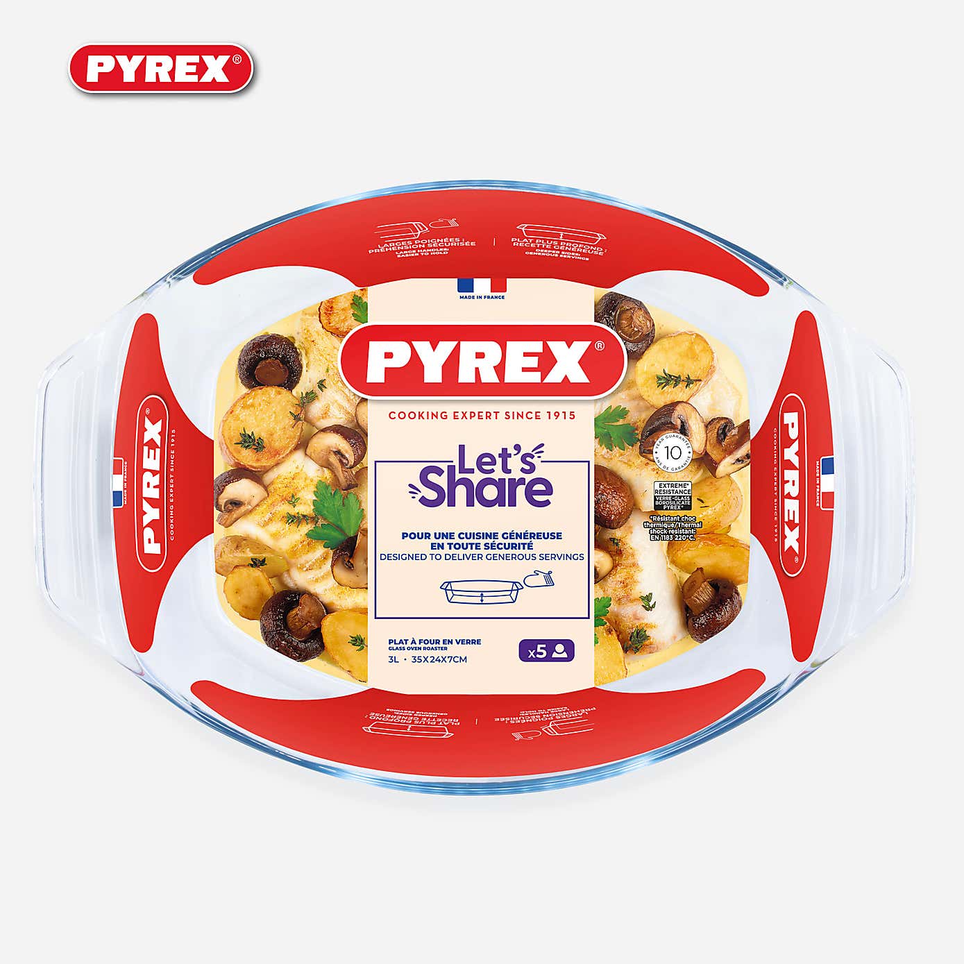 Pyrex Optimum Oval Roaster