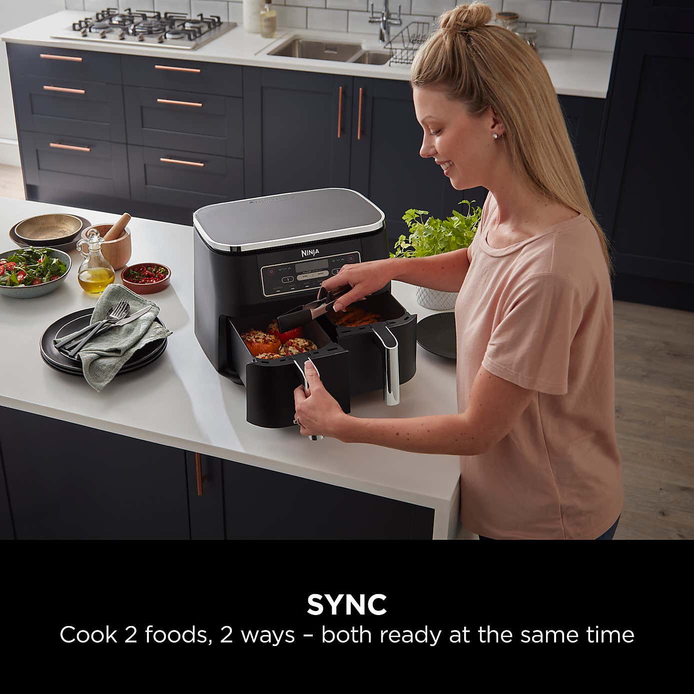 Ninja Foodi Dual Zone 7.6 Litre Air Fryer