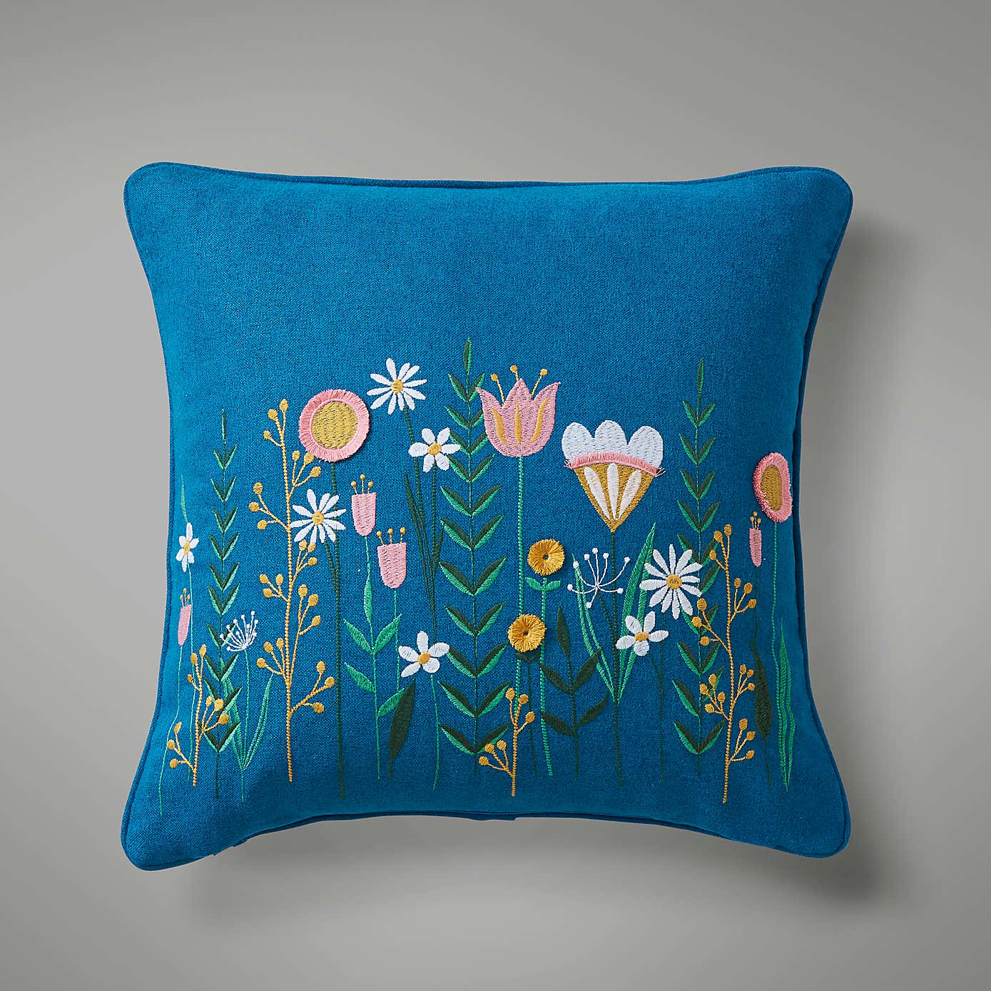 Scandi Floral Modern Cushion Cover