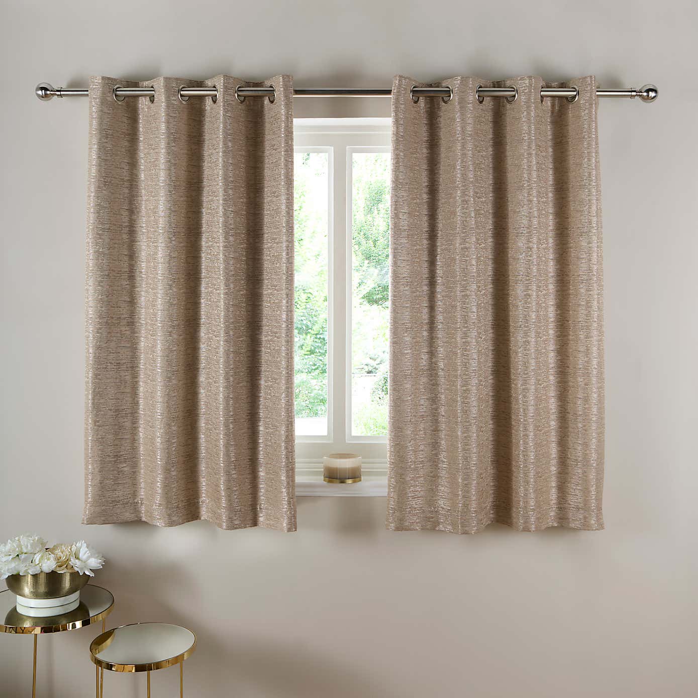 Molly White Eyelet Curtains