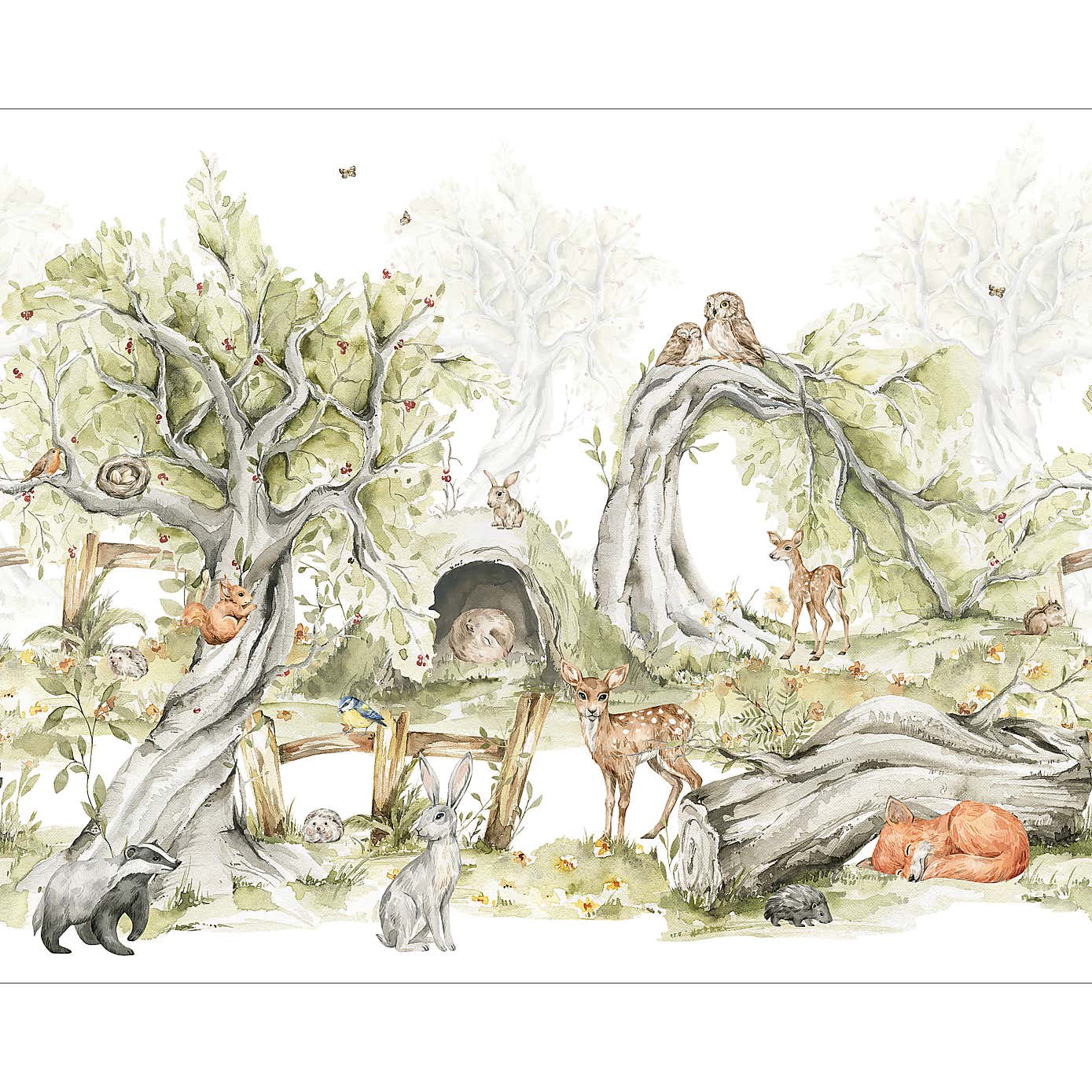 Woodland Forest Wall Mural