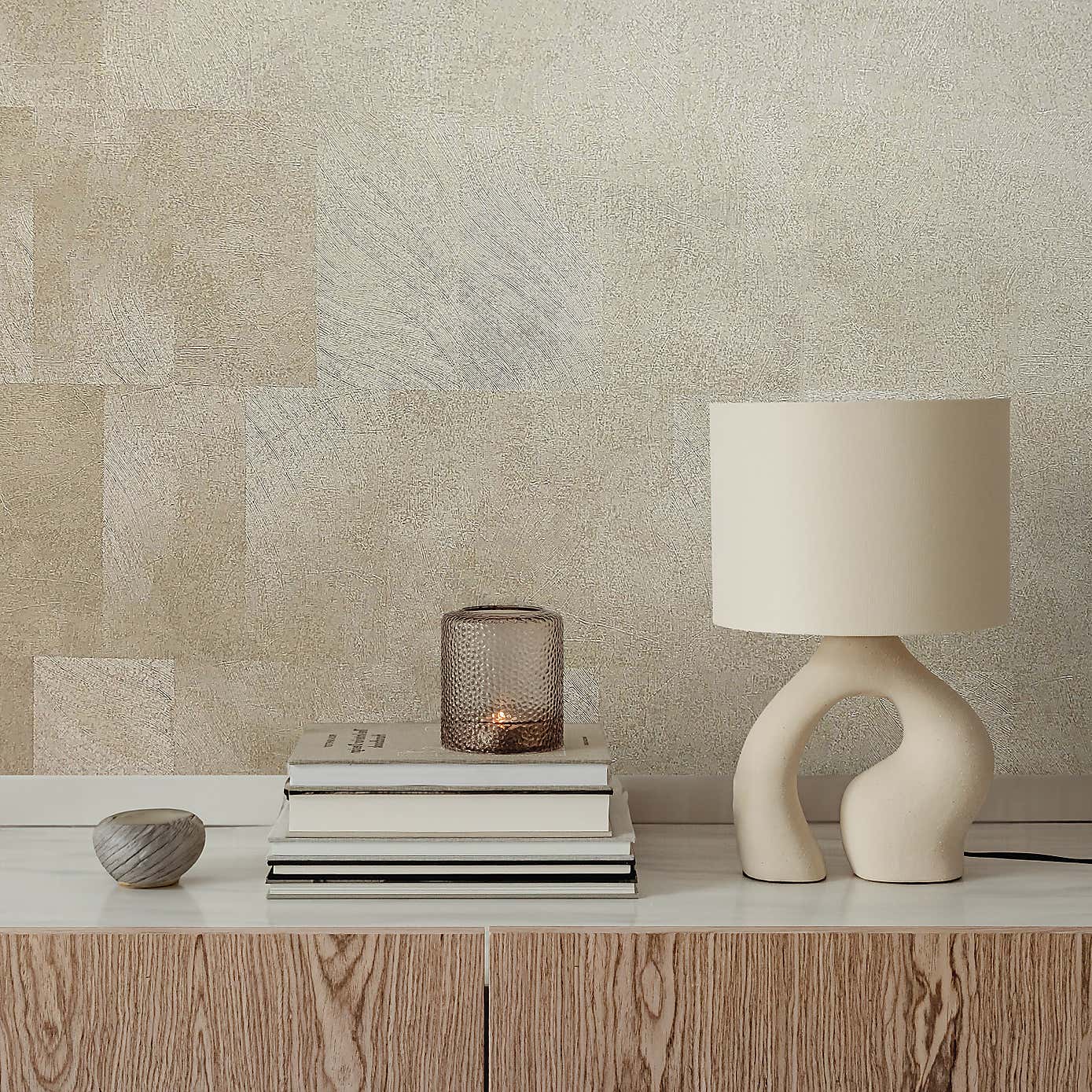 Textured Square Vinyl Wallpaper