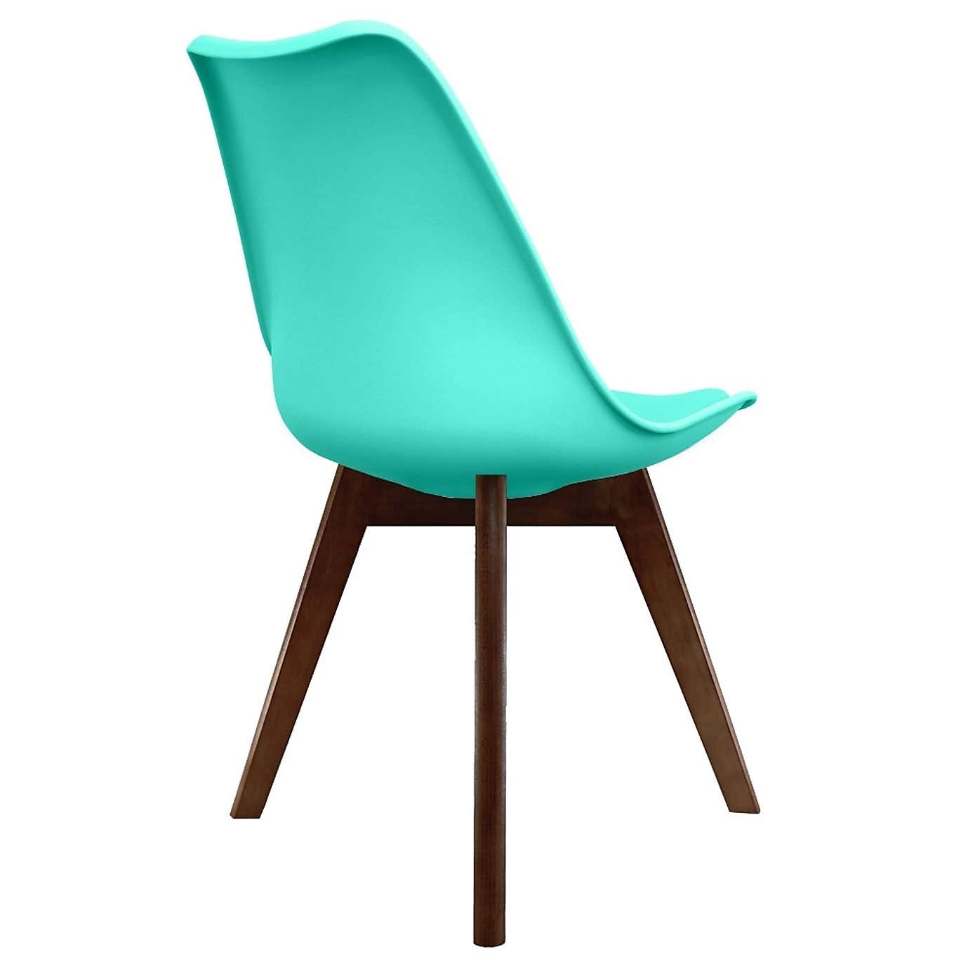 Fusion Living Soho Plastic Dining Chair with Squared Legs