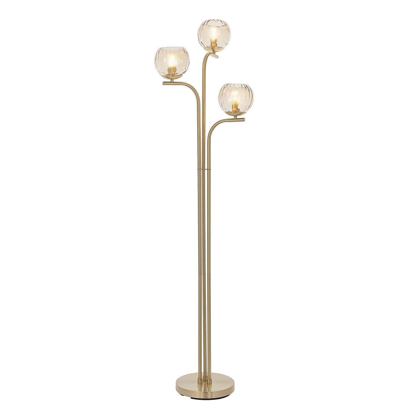Glass Arkoma Floor Lamp