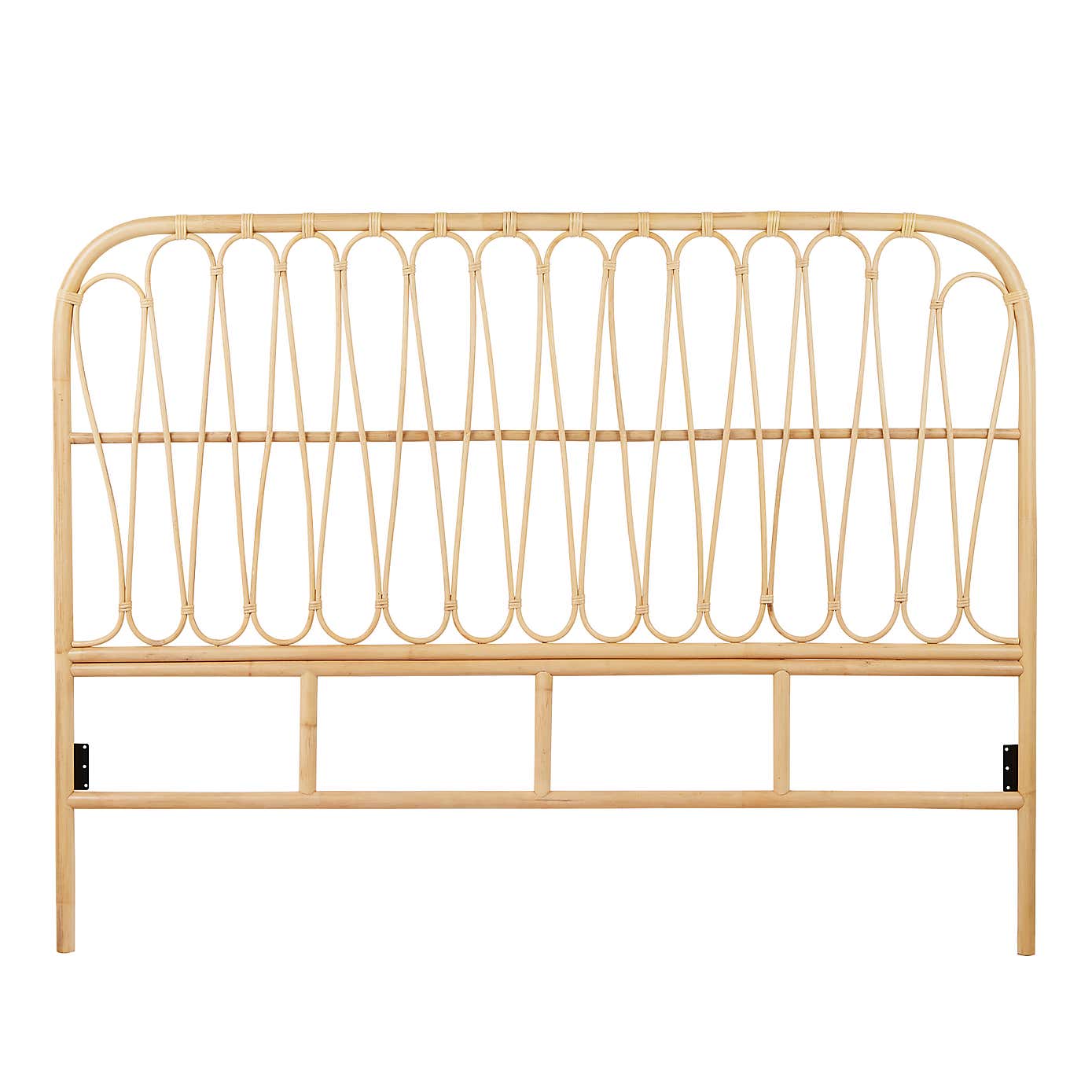 Round Cane Headboard
