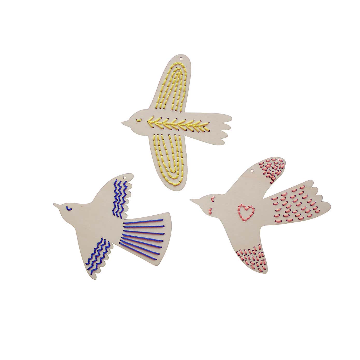 Cotton Clara Bird Embroidery Board Kit