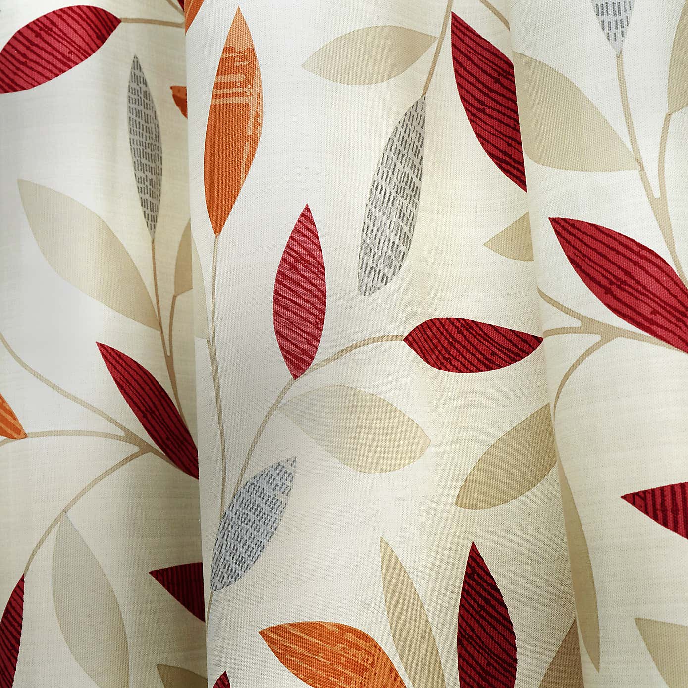 Fusion Beechwood Eyelet Curtains