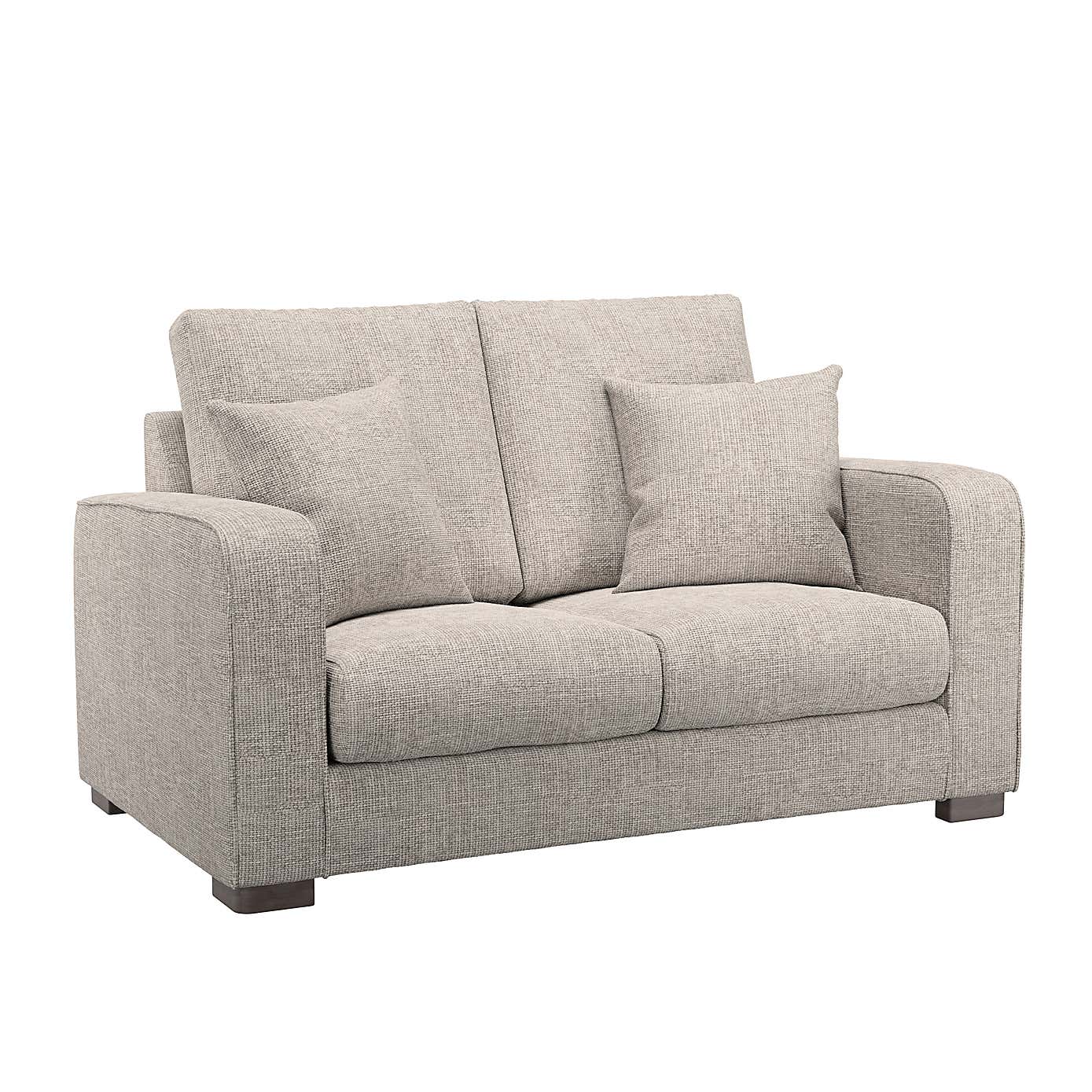 Carson Small Chunky Chenille 2 Seater Sofa