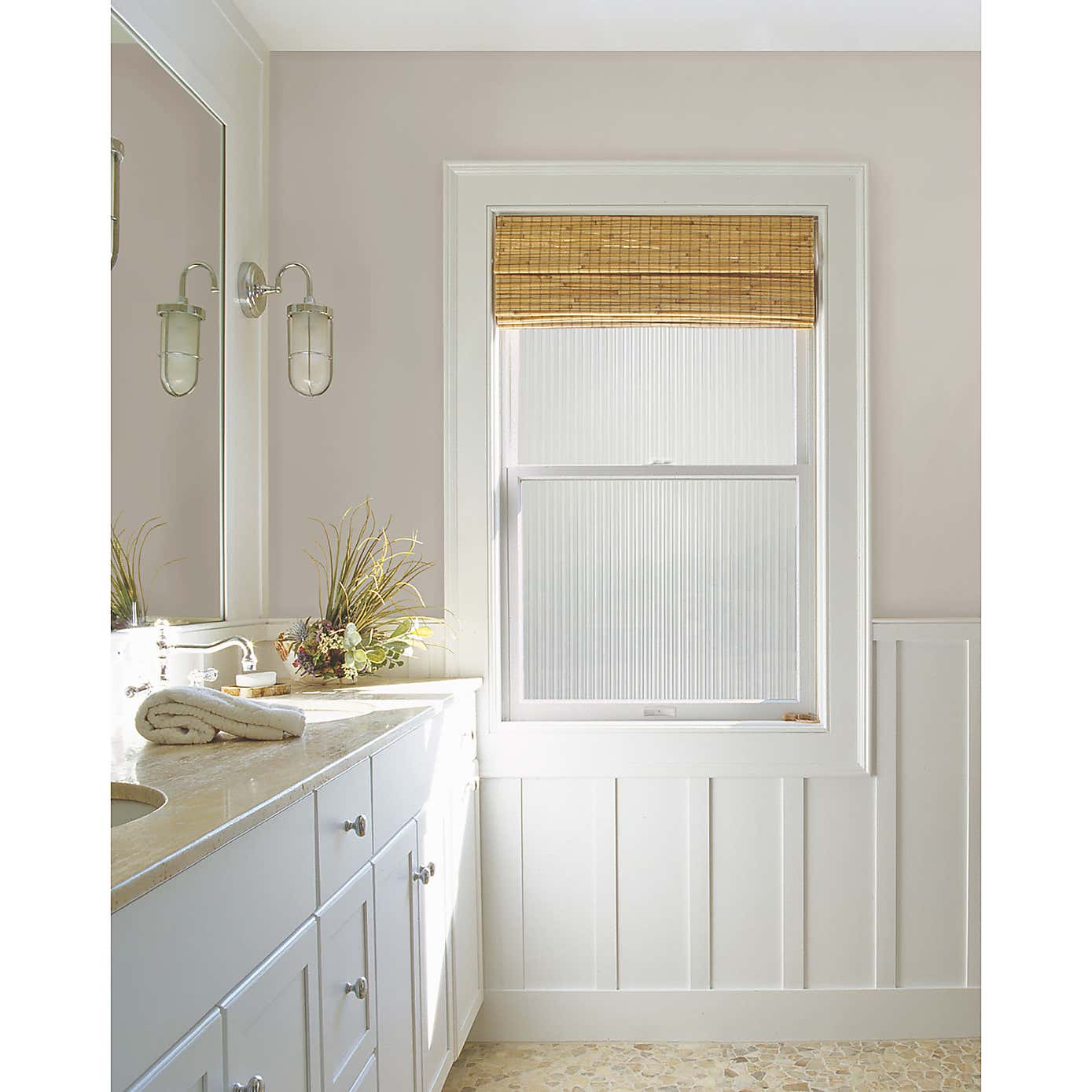 Static Cling Reeded Privacy Window Film
