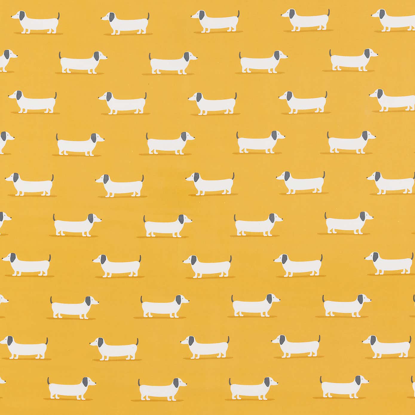 Bertie Ochre PVC Fabric
