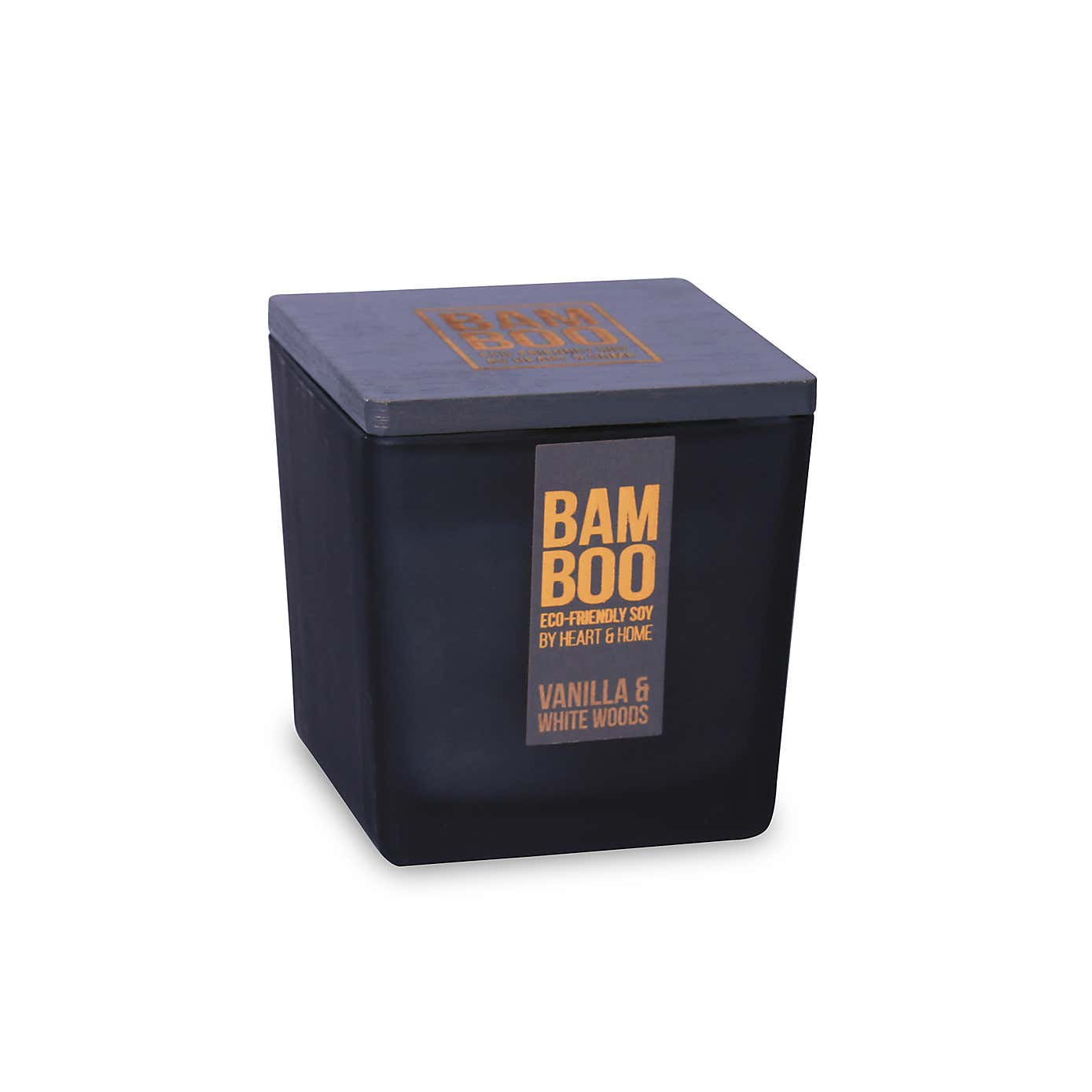 Heart and Home Bamboo Vanilla & White Woods Jar Candle