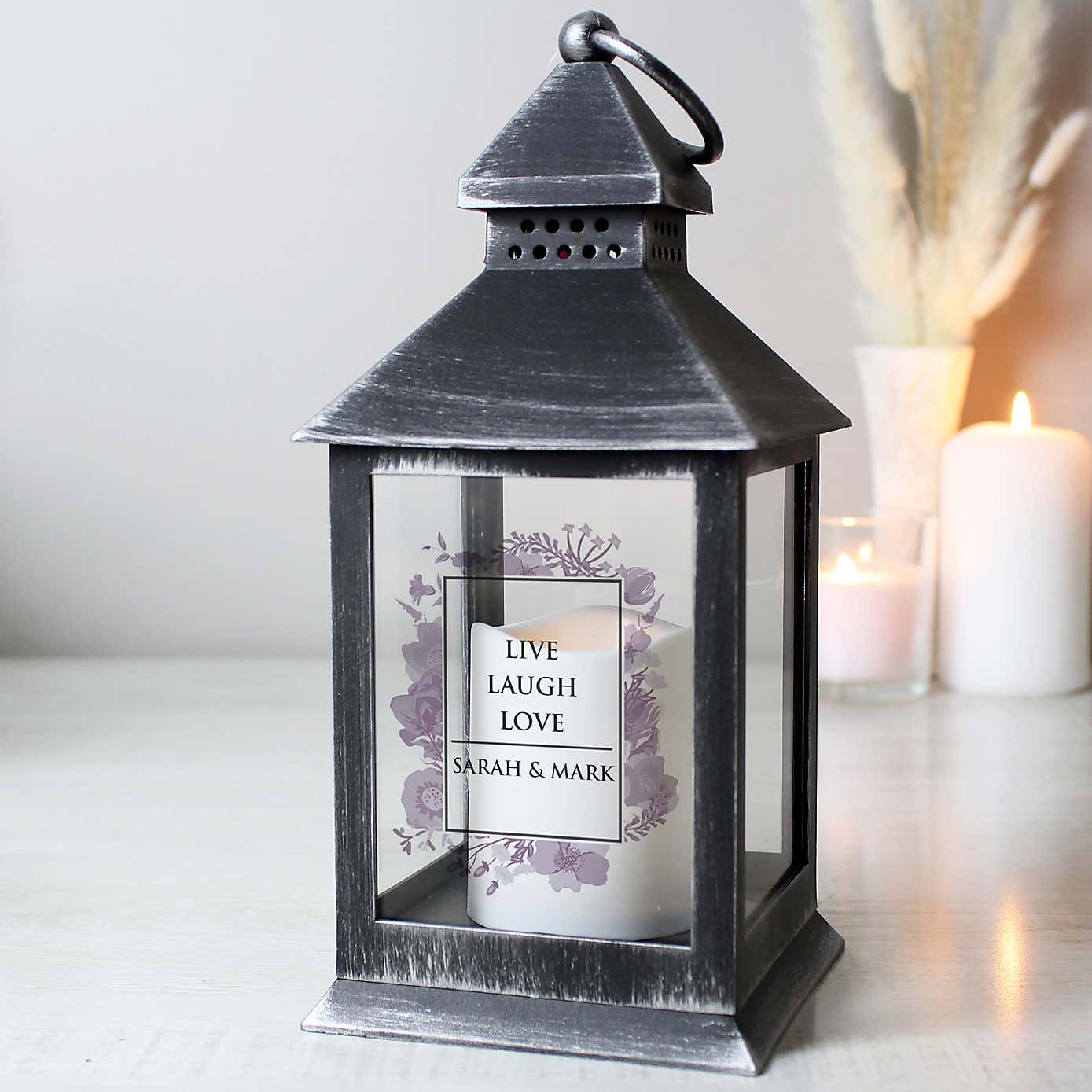 Personalised Soft Watercolour Lantern