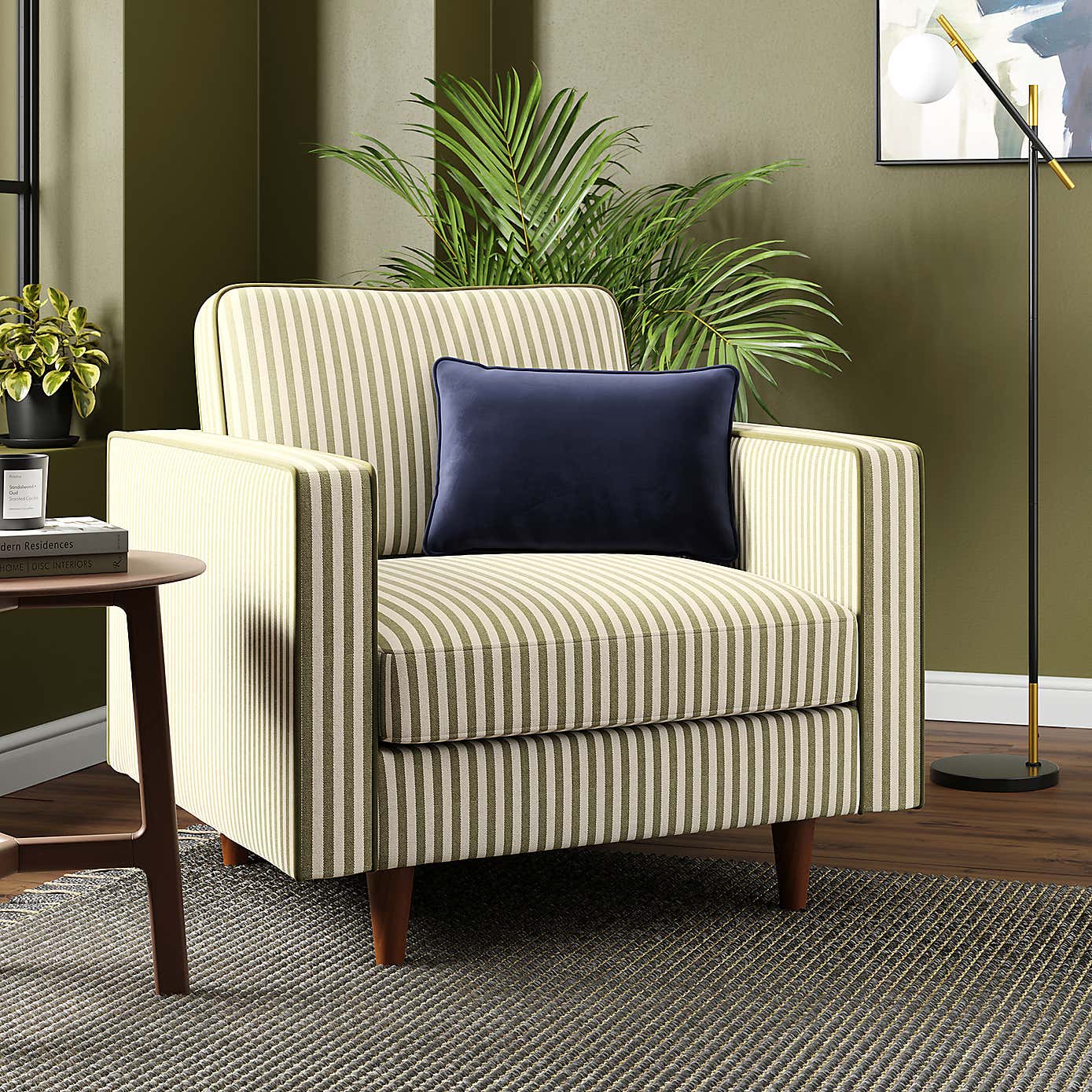 Zoe Linford Stripe Armchair