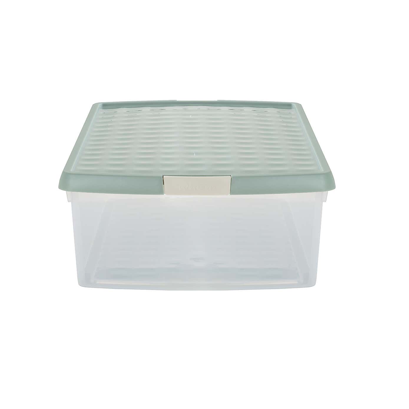 Wham Clip Pack of 4 Rectangle Storage Boxes With Lids
