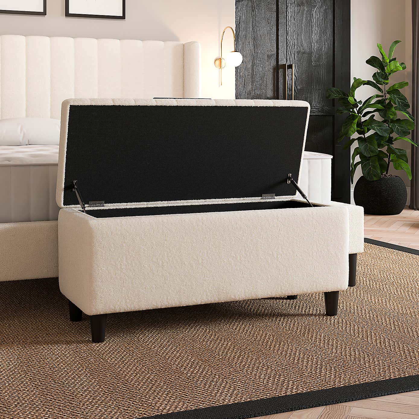 Alara Teddy Ottoman Box