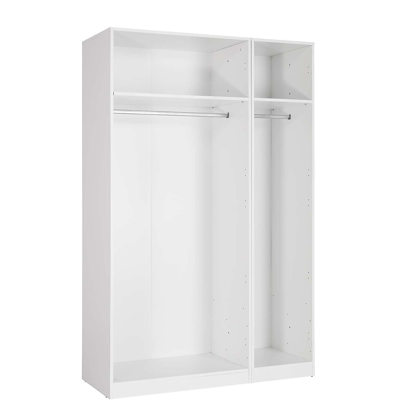 Euston Mirrored Triple Wardrobe