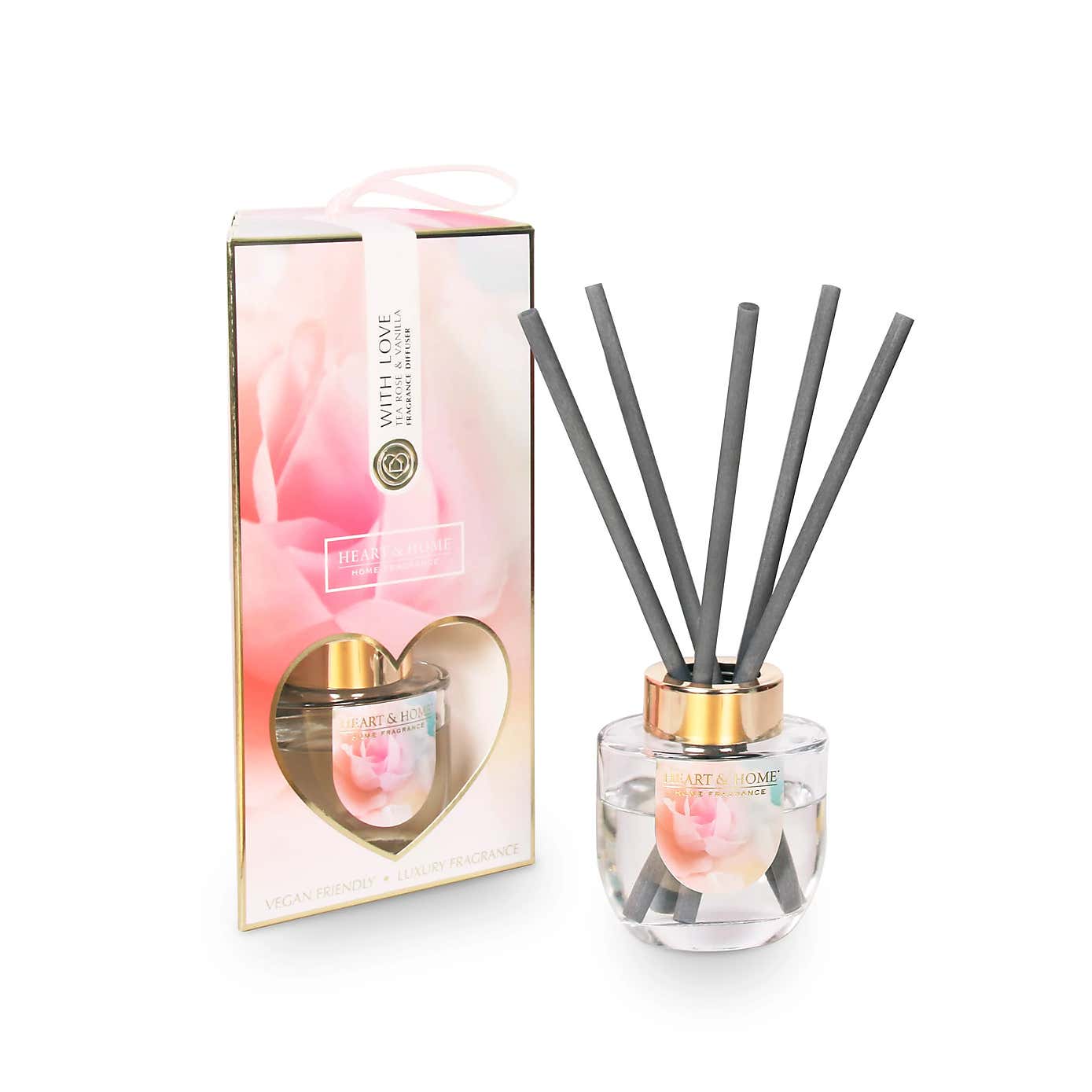 Heart & Home With Love Tea Rose & Vanilla Diffuser