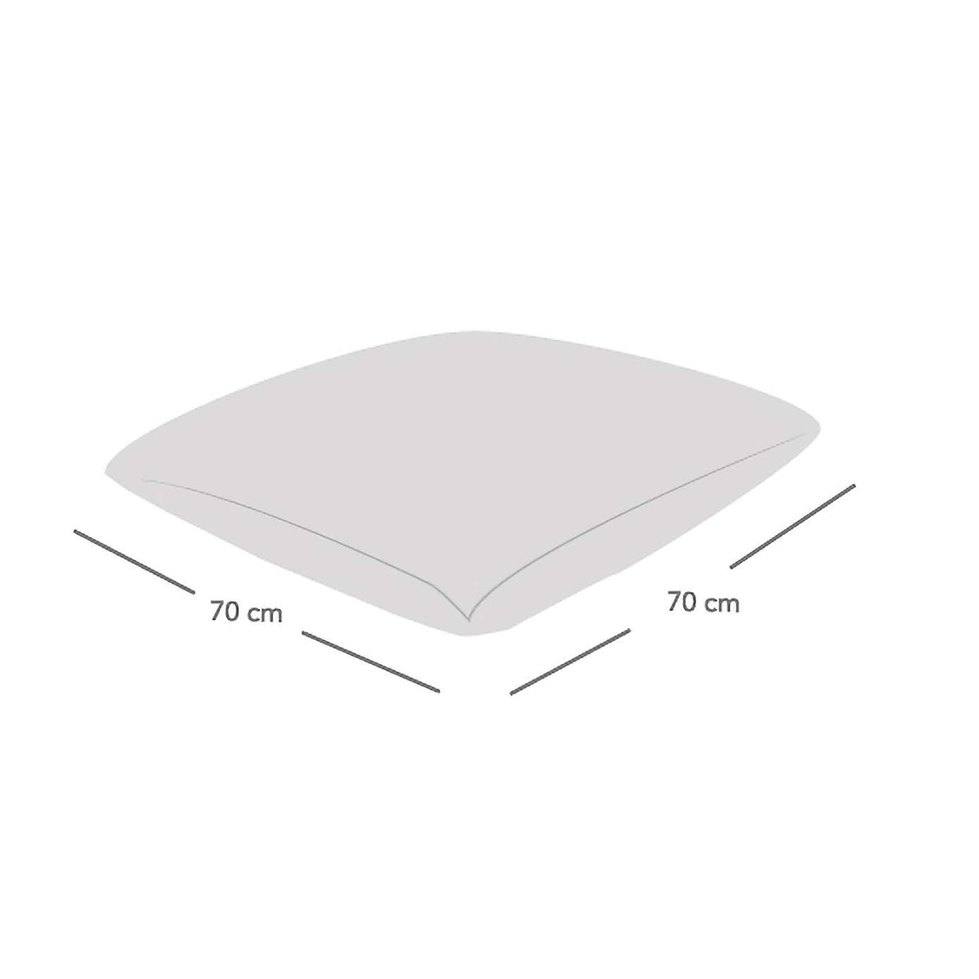 rucomfy Jungle Birds Printed Square Indoor Outdoor Floor Cushion