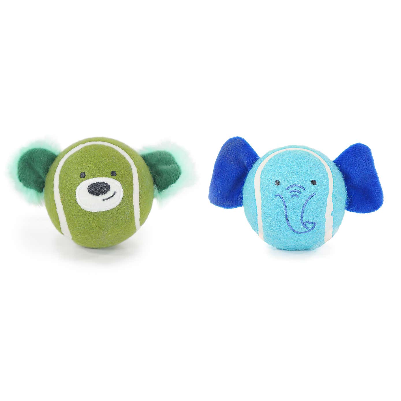 Set of 2 Battersea Rubber Balls Animals