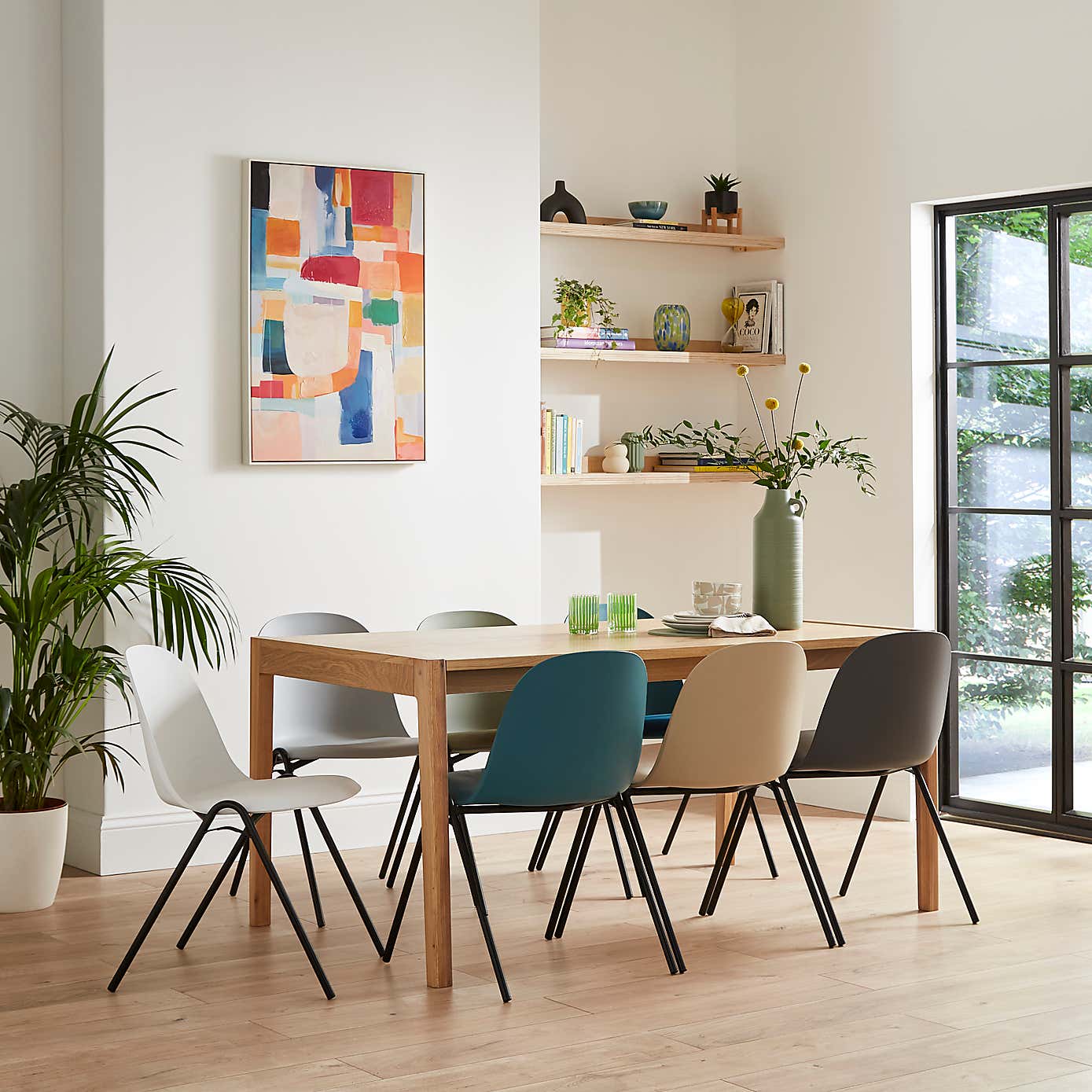 Burton Dining Chair, Fabric