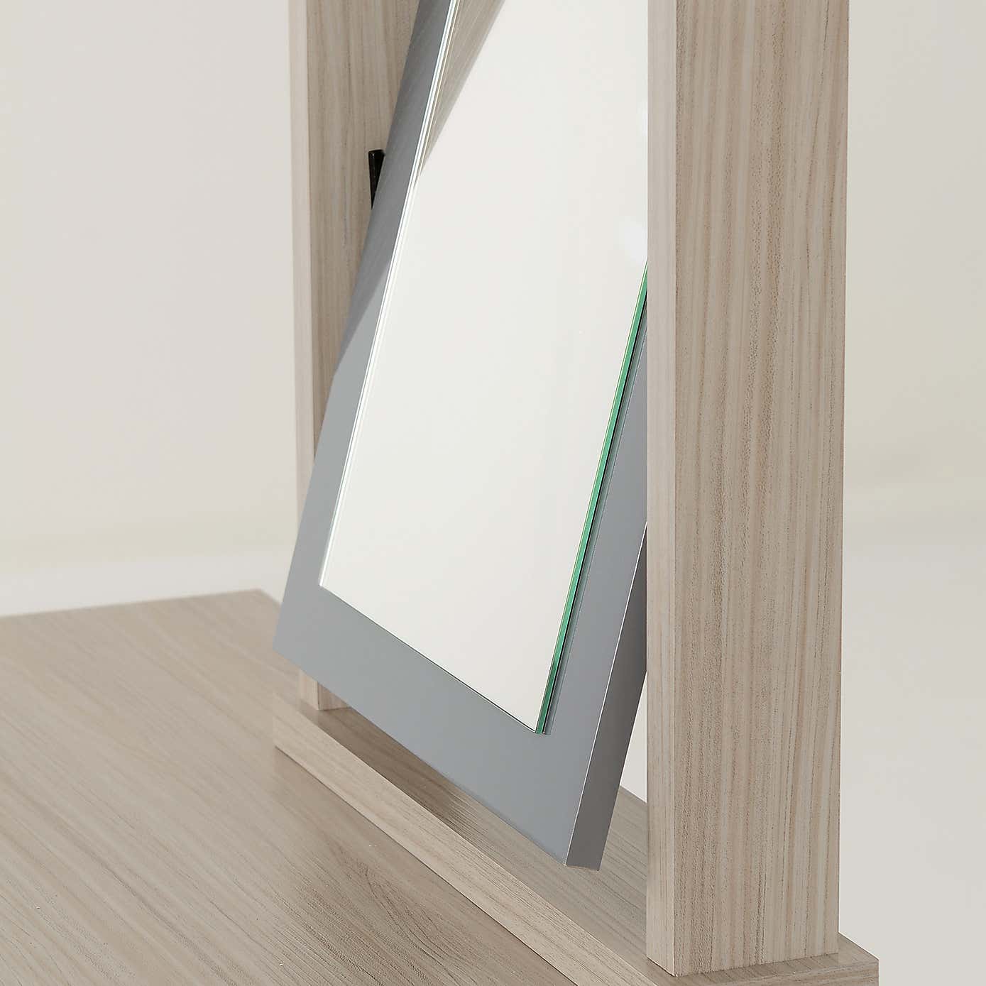 Nevada 4 Drawer Dressing Table Set with Mirror