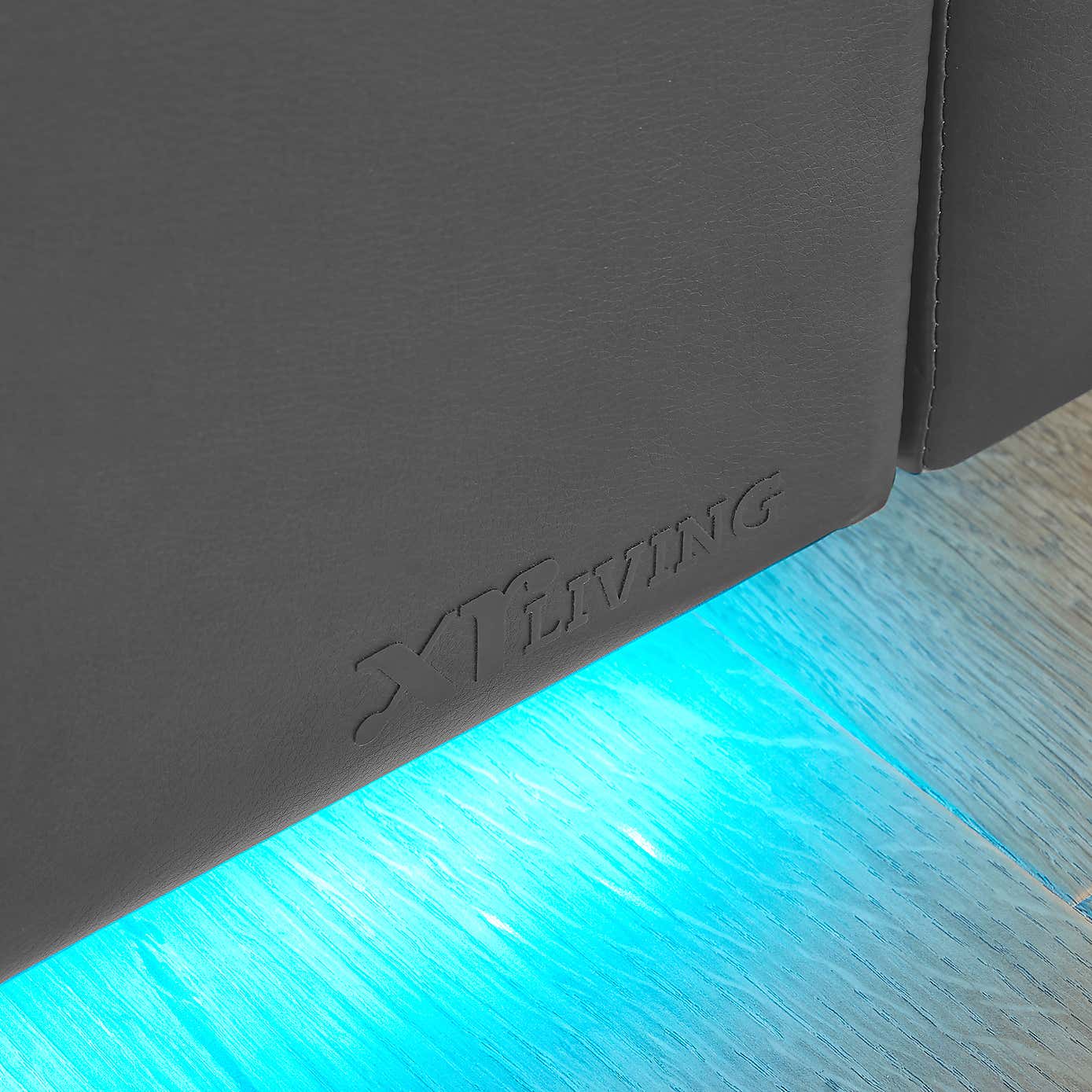 X Rocker Living Ava TV Bed with LED Lights and TV Mount