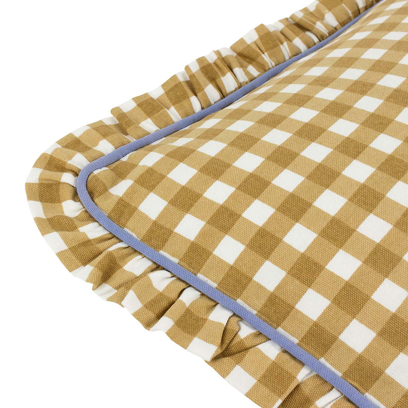 furn. Maude Gingham Cotton Square Cushion