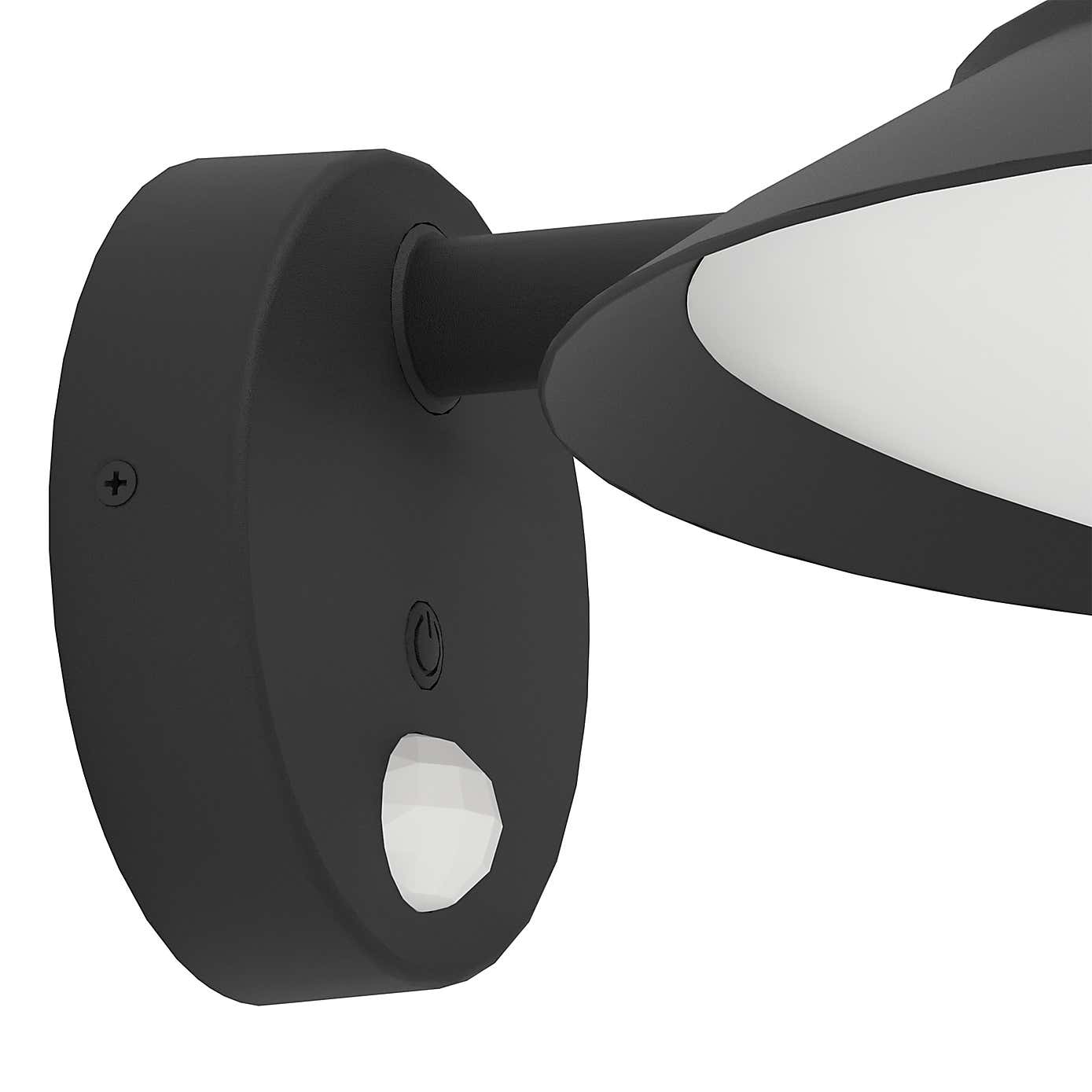 EGLO Cerrisi LED Indoor Outdoor Solar Wall Light