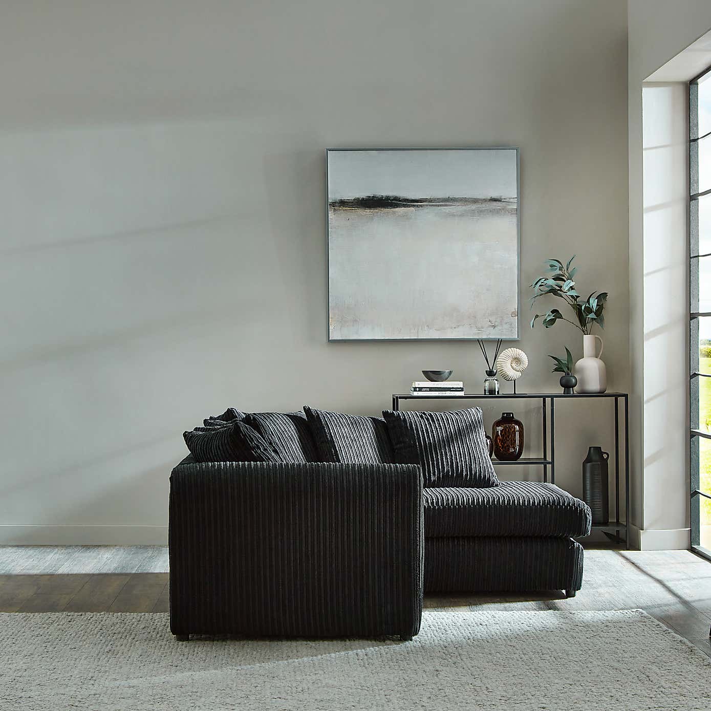 Blake Jumbo Cord Right Hand Corner Sofa