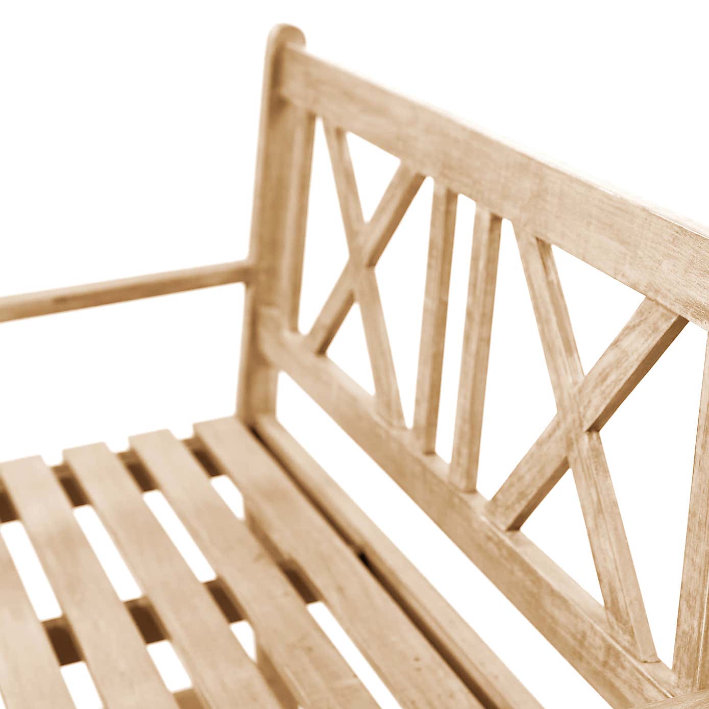 Cambridge 2 Seater Acacia Wood Bench