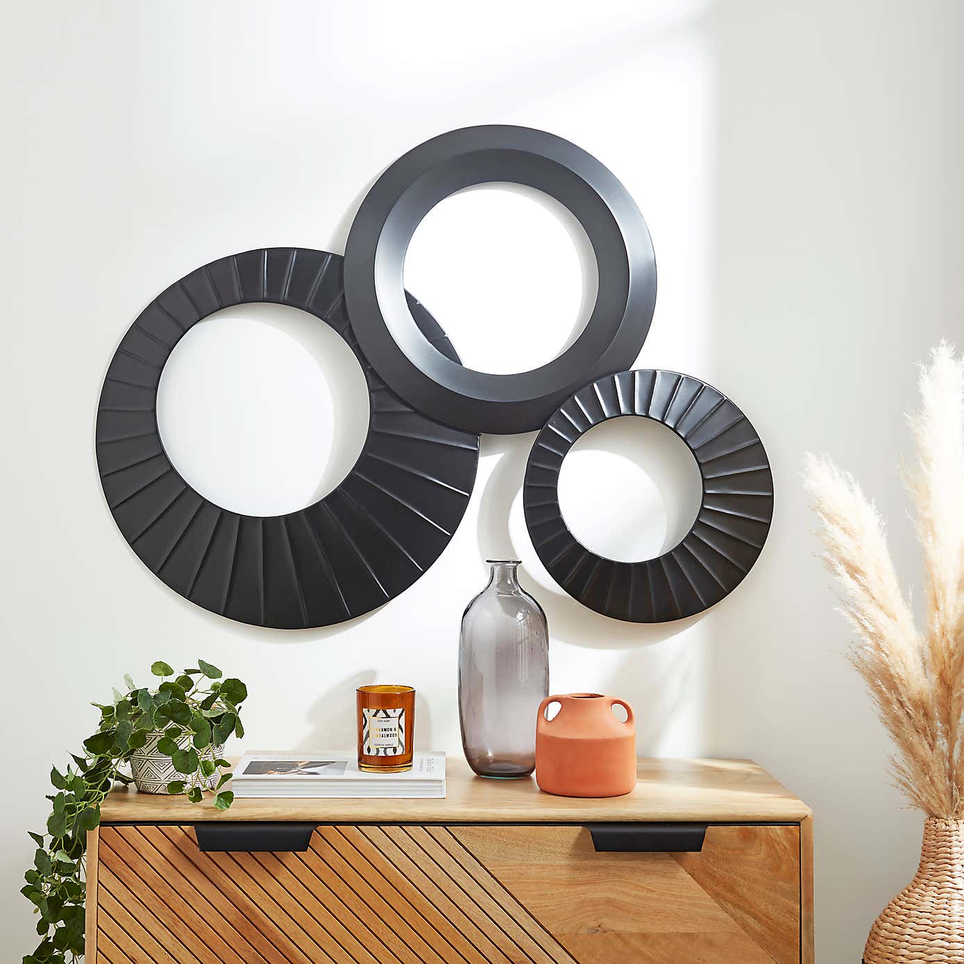 Amazonica Circles Indoor Outdoor Metal Wall Art