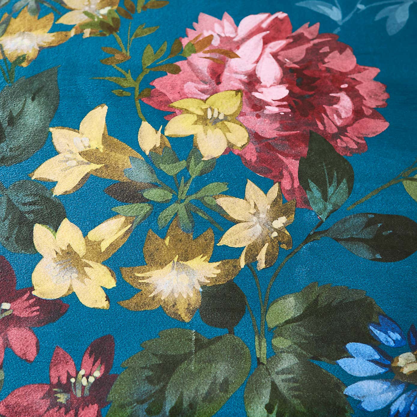 Arabella Blue Floral Duvet Cover & Pillowcase Set