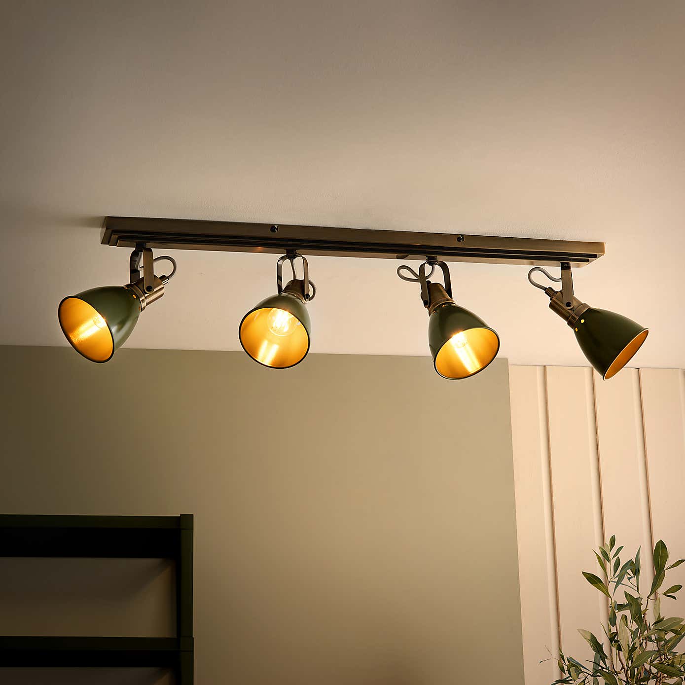 Miley Industrial 4 Light Adjustable Spotlight Bar