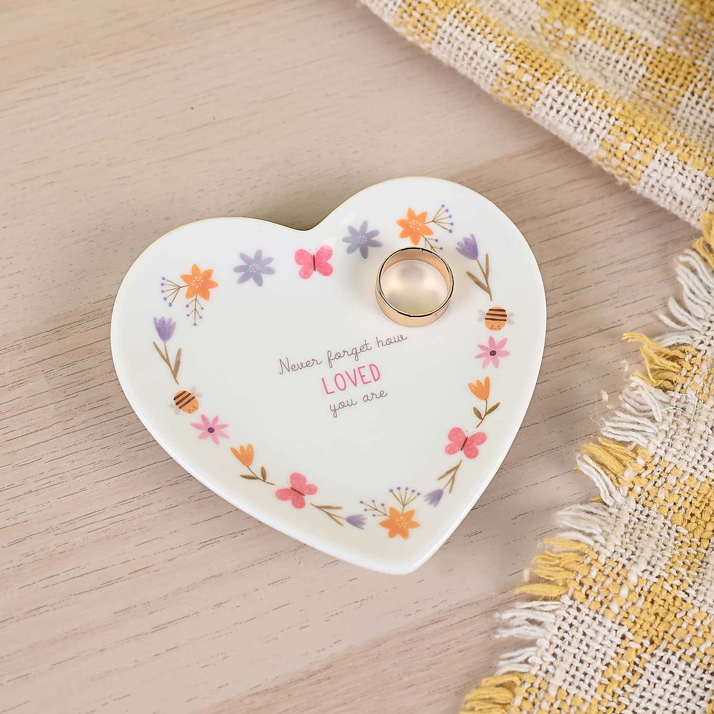 You Are Loved Ceramic Trinket Tray