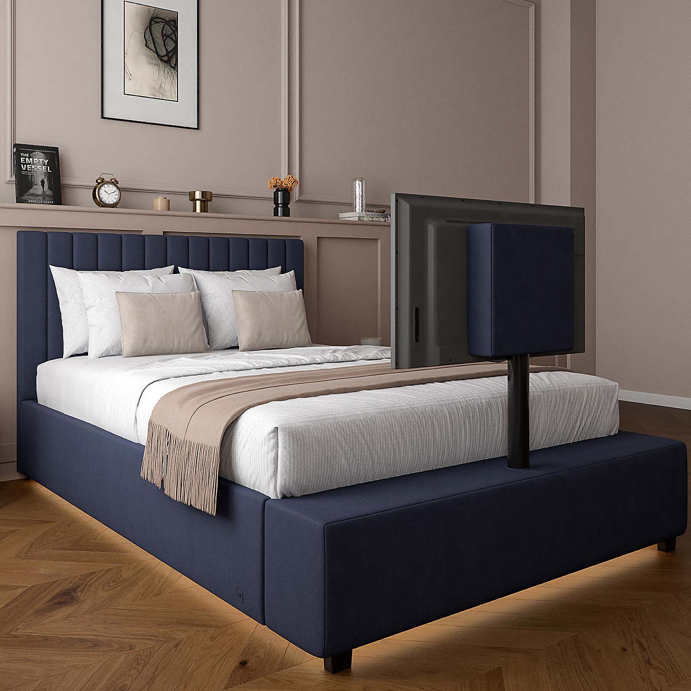 X Rocker Living Maisie LED TV Bed Frame
