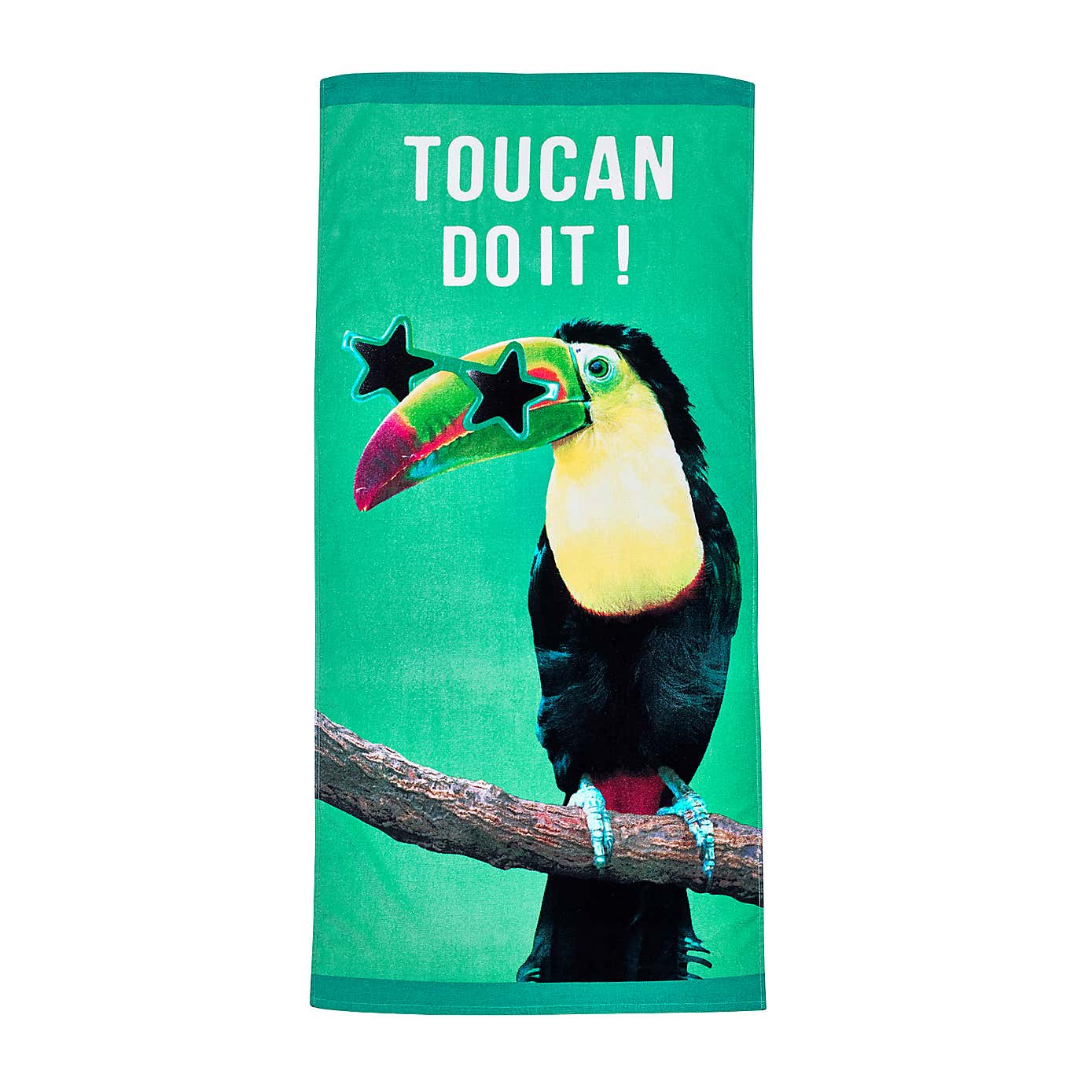 Catherine Lansfield Toucan Do It Beach Towel