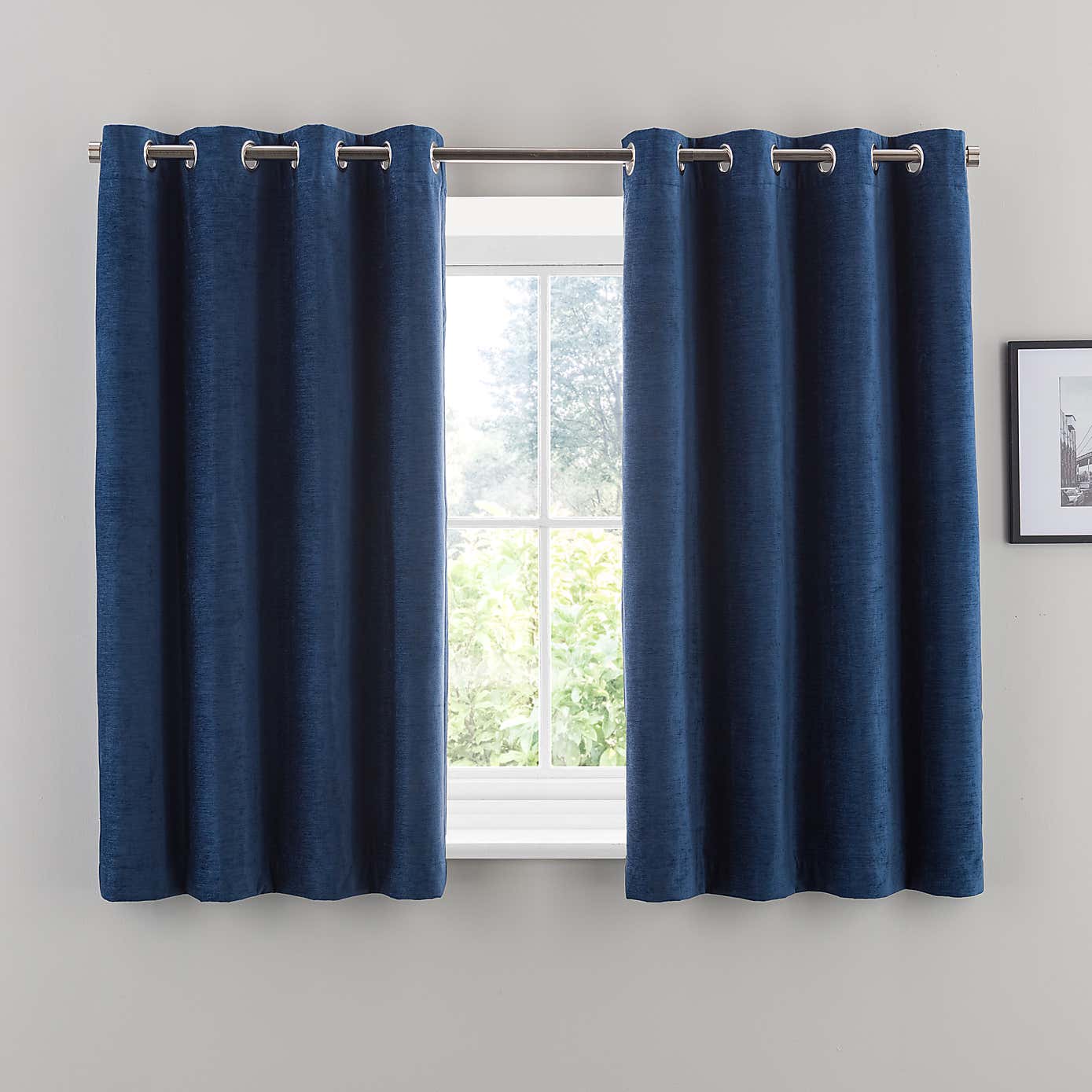 Genoa Chenille Blackout Eyelet Curtains