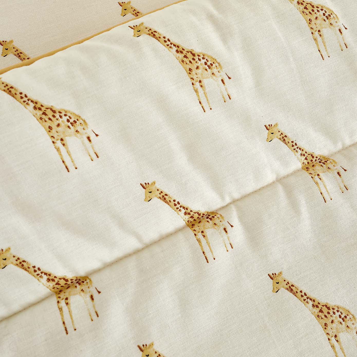 Safari Natural 100% Cotton 4 Tog Cot Quilt