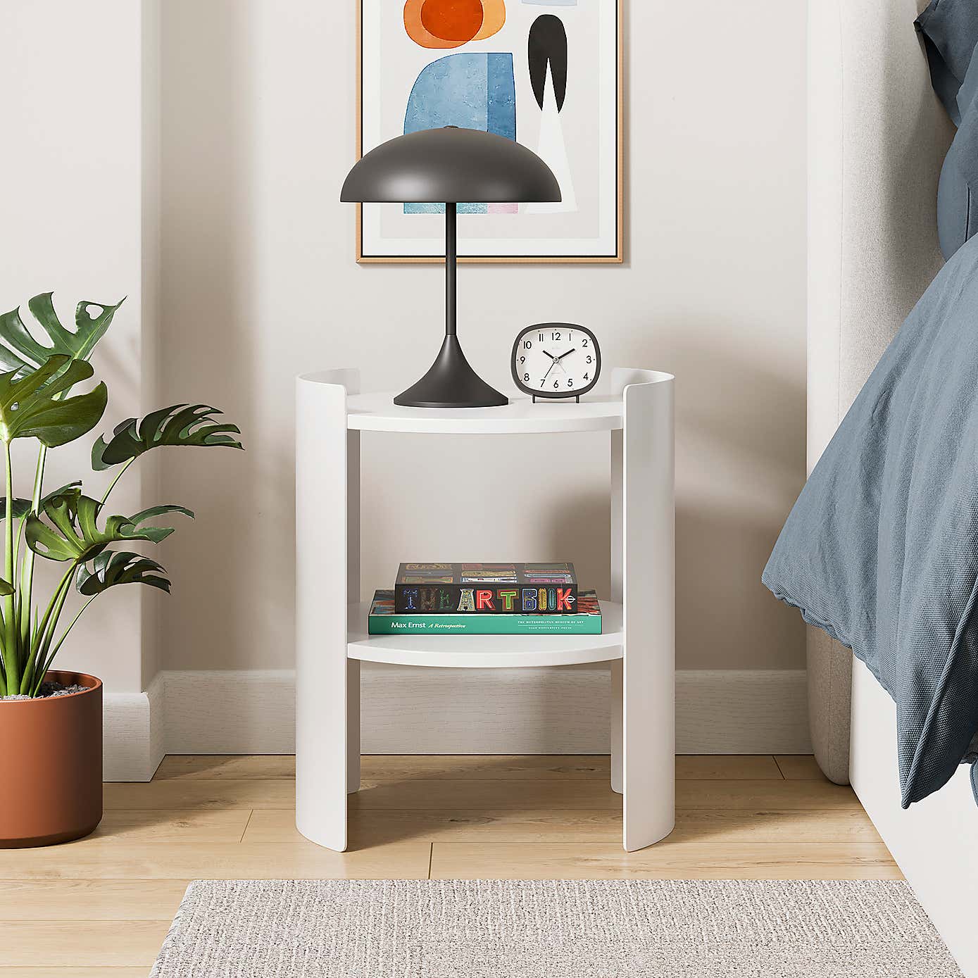 Benji Circular Bedside Table