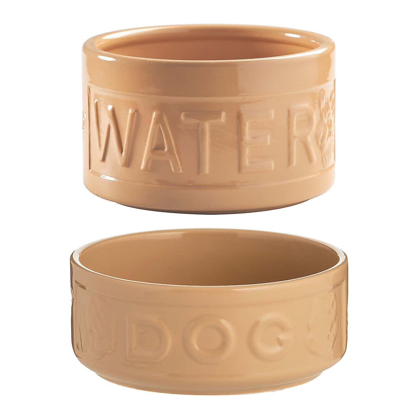 Mason Cash Set of 2 Food and Water Dog Bowls