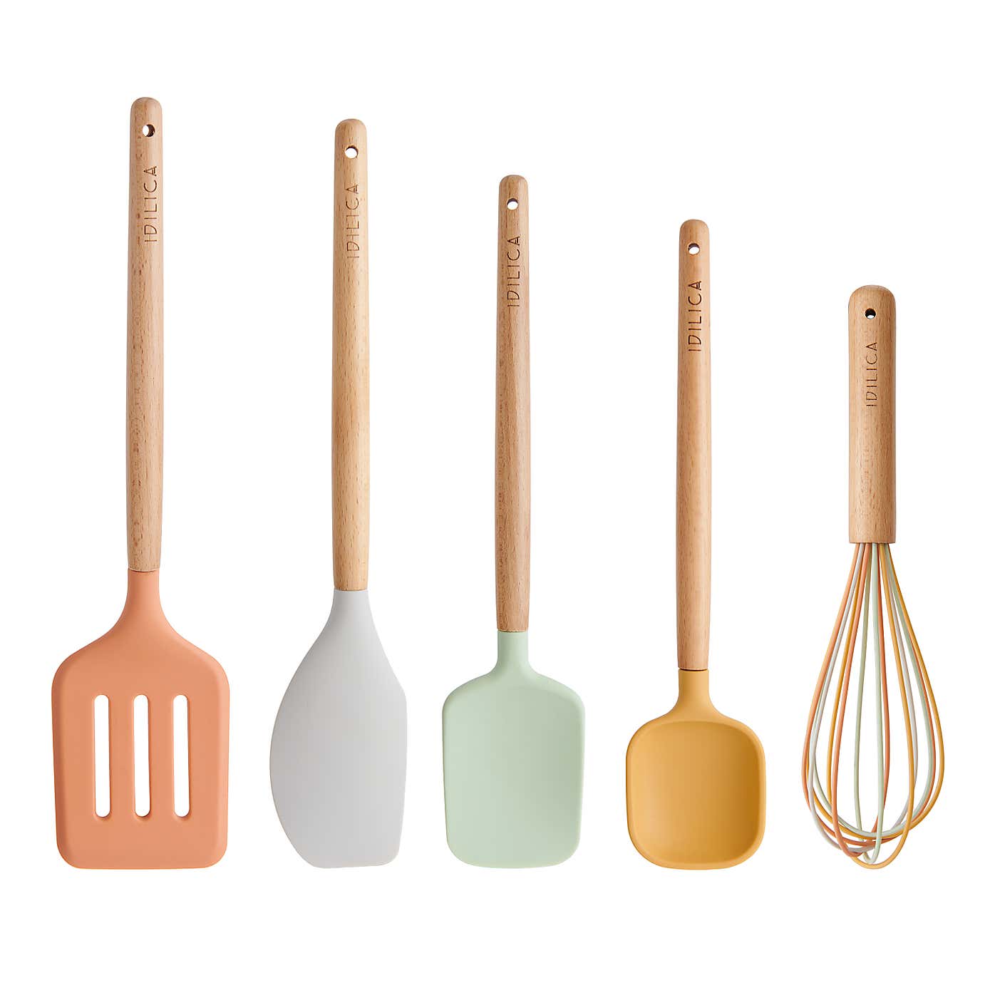 KitchenCraft Heat-Resistant Silicone Kitchen Utensil Set