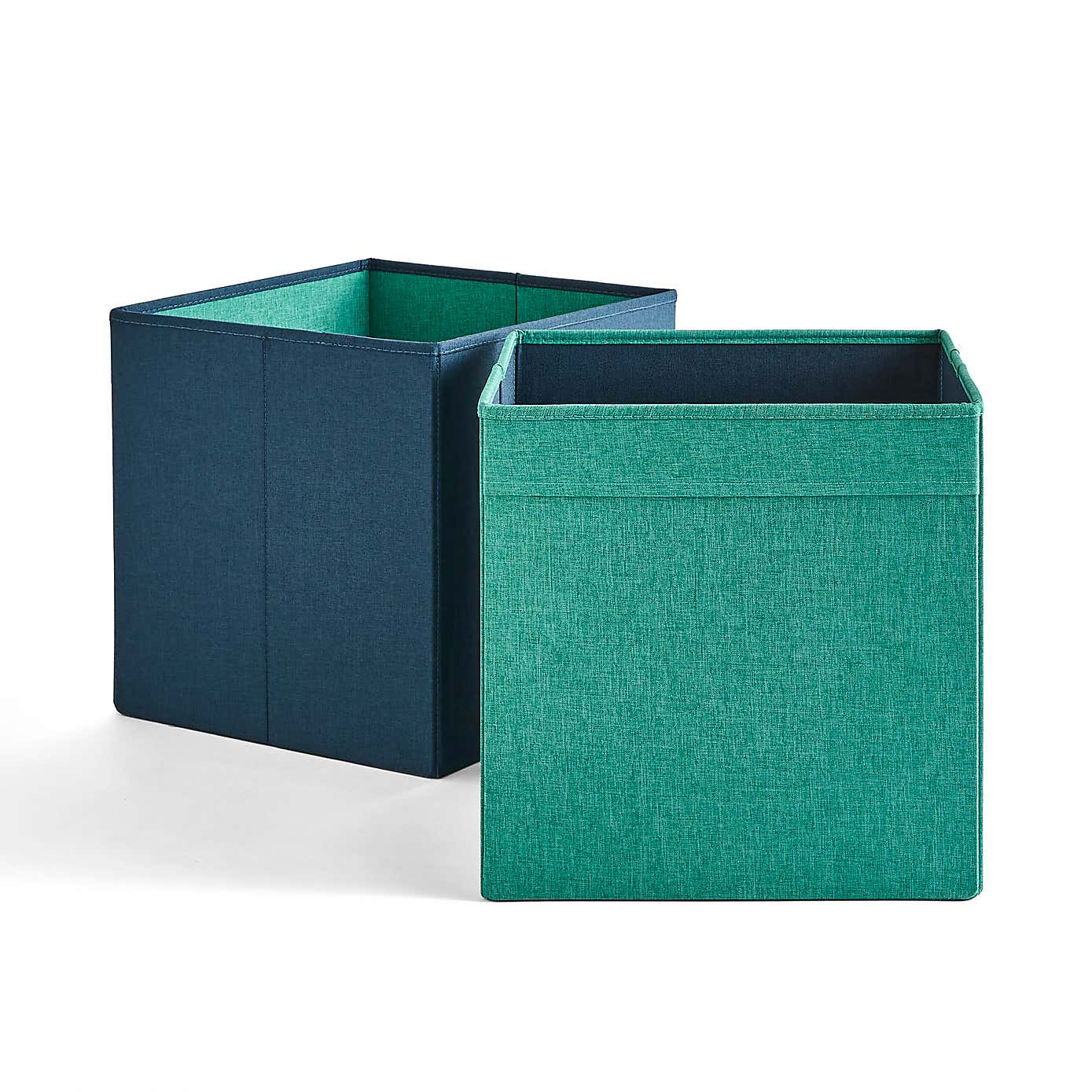 Set of 2 Kids Foldable Cube Storage