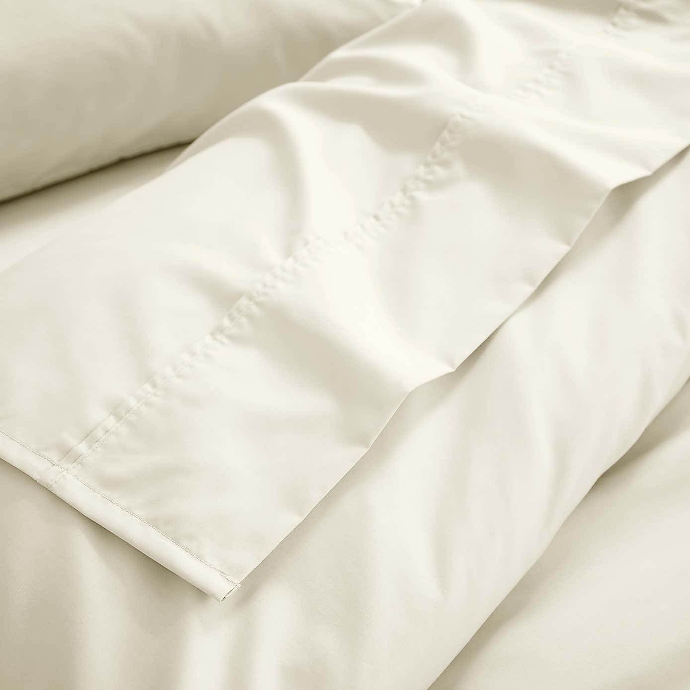 Dorma 400 Thread Count Cotton Percale Flat Sheet