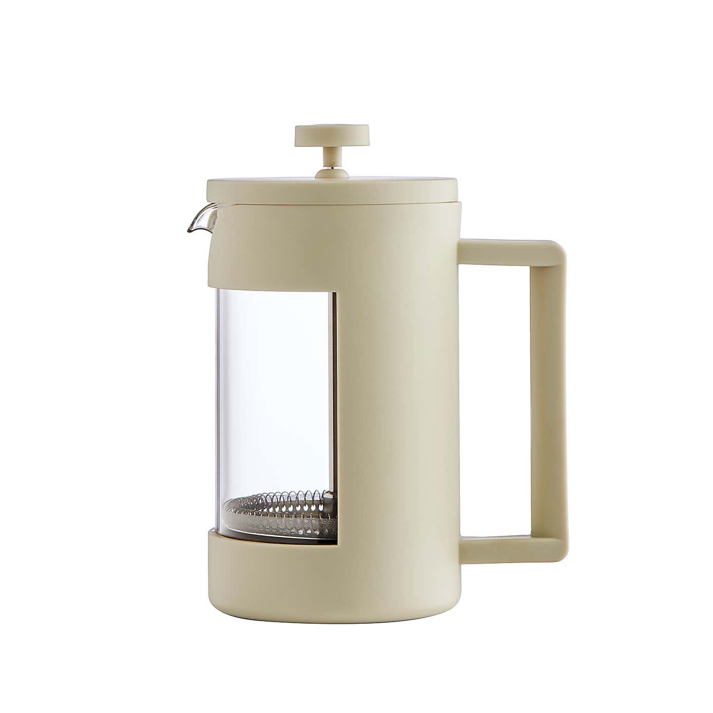 Elements 6 Cup Cafetiere Cream