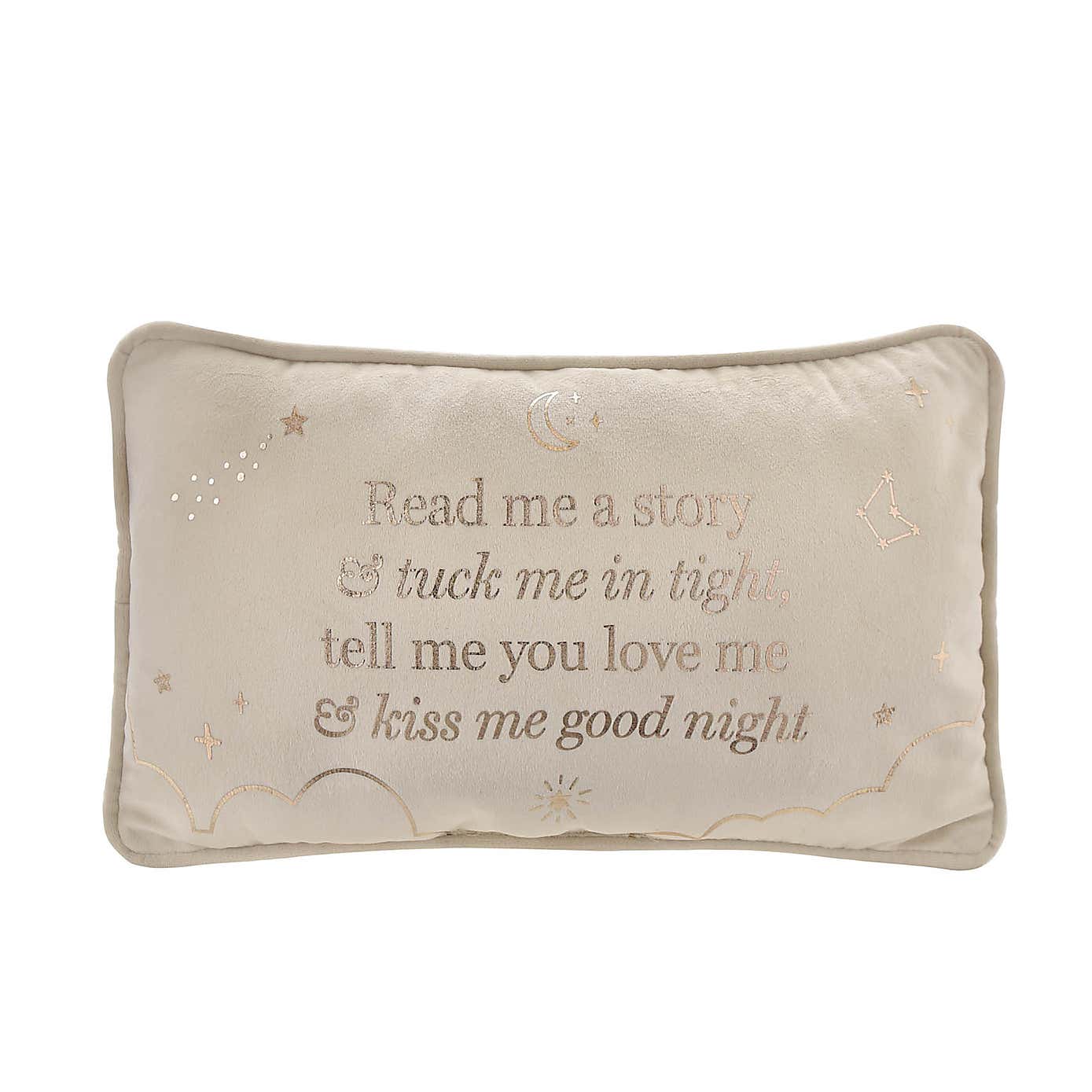 Bambino Read Me a Story Velvet Cushion