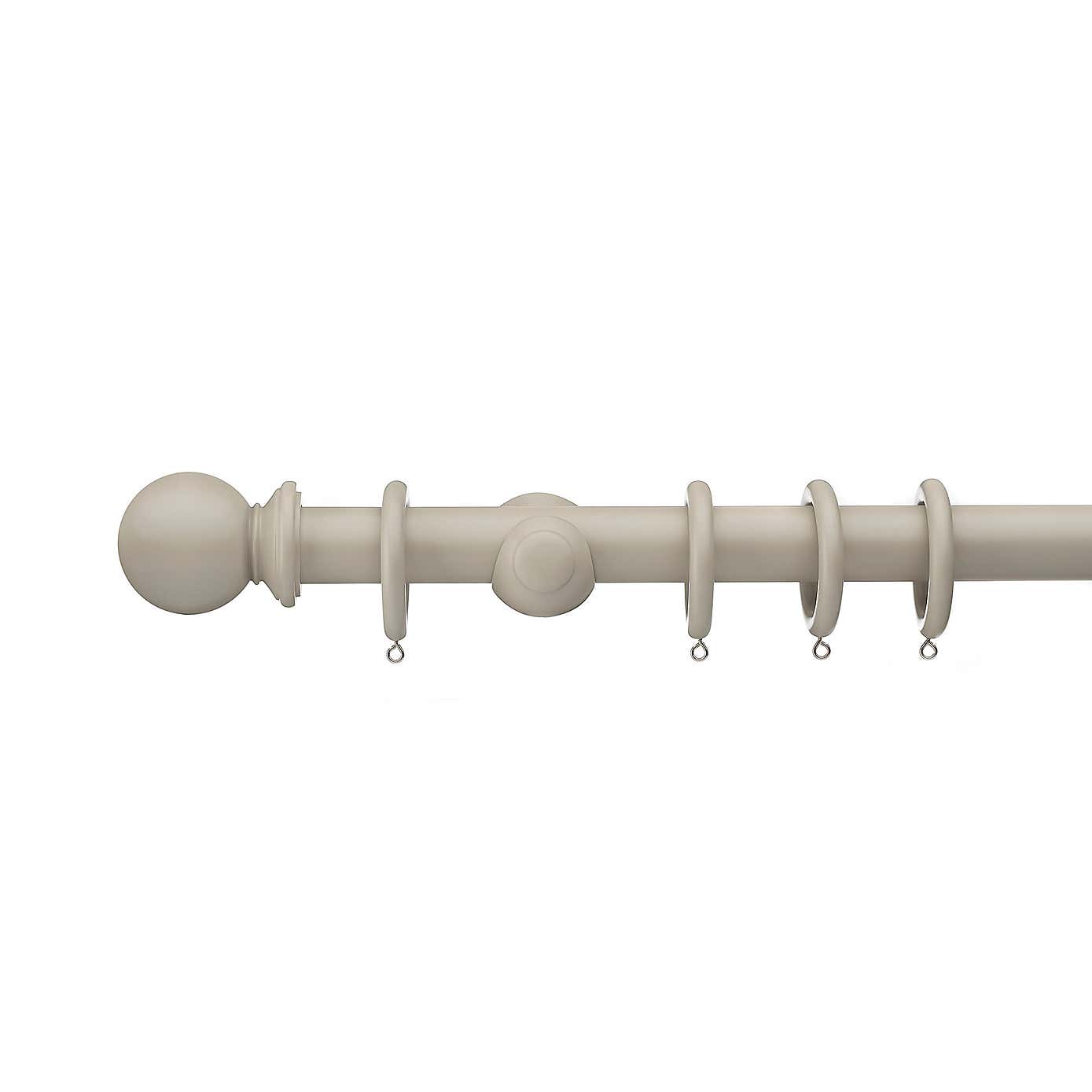 Swish Romantica Fixed Grey Curtain Pole Dia. 35mm