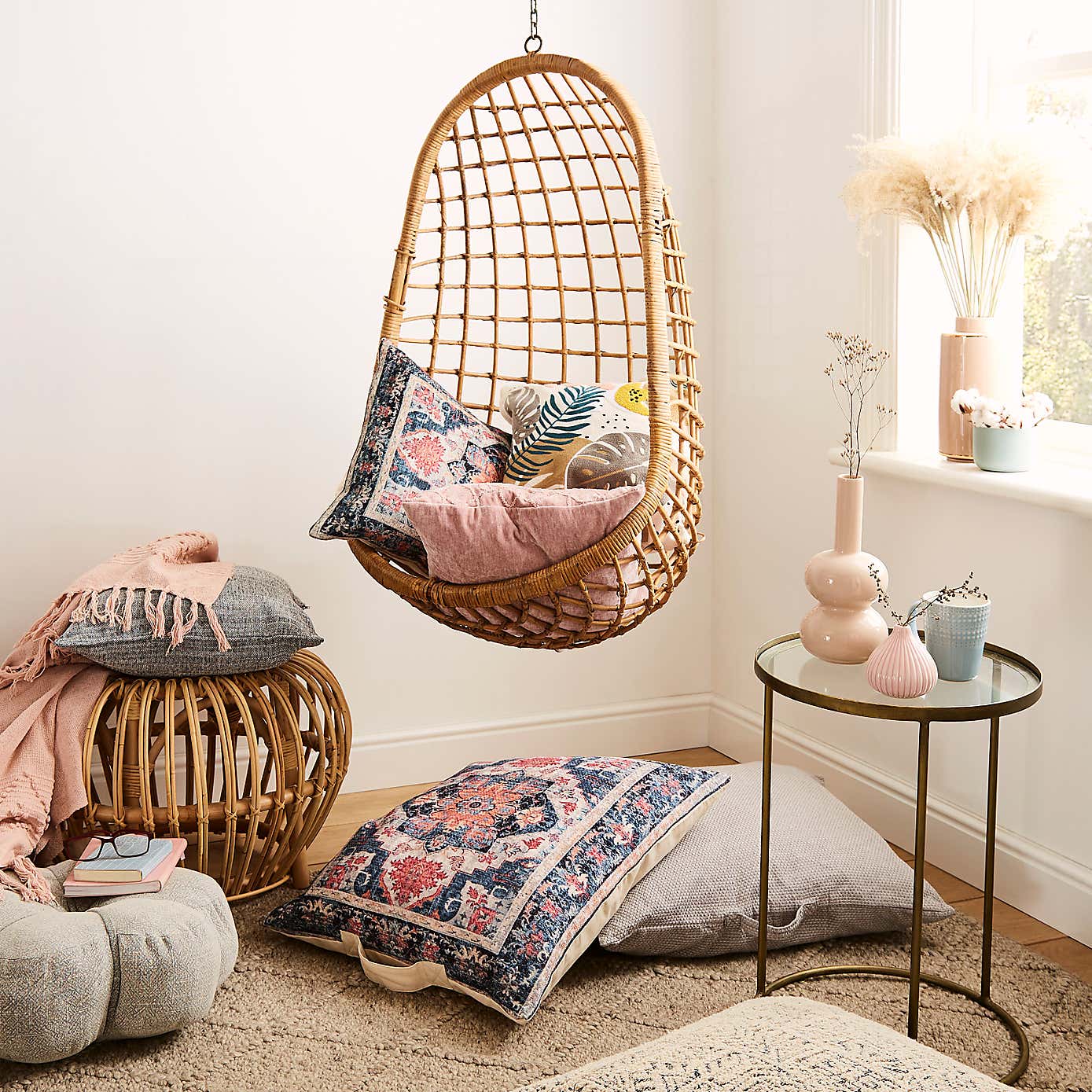 Printed Oriental Cushion Cover