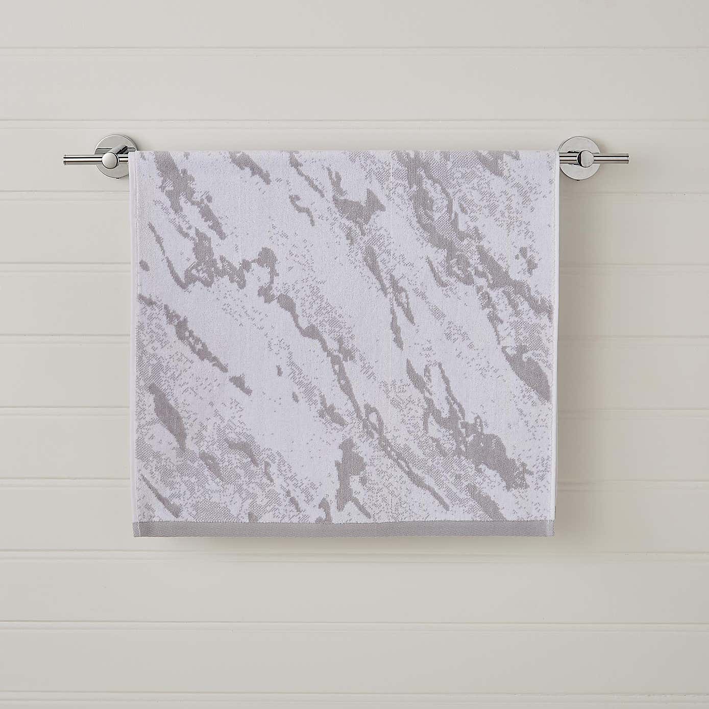 Marbled Cotton Towel