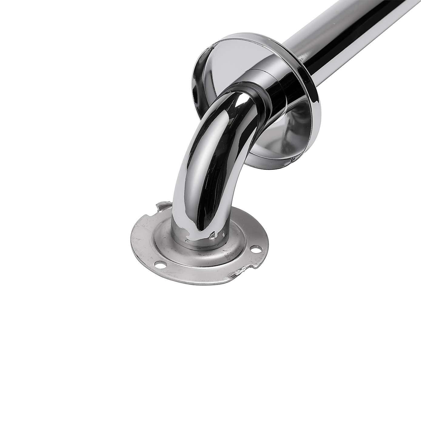Silver Stainless Steel Grab Bar