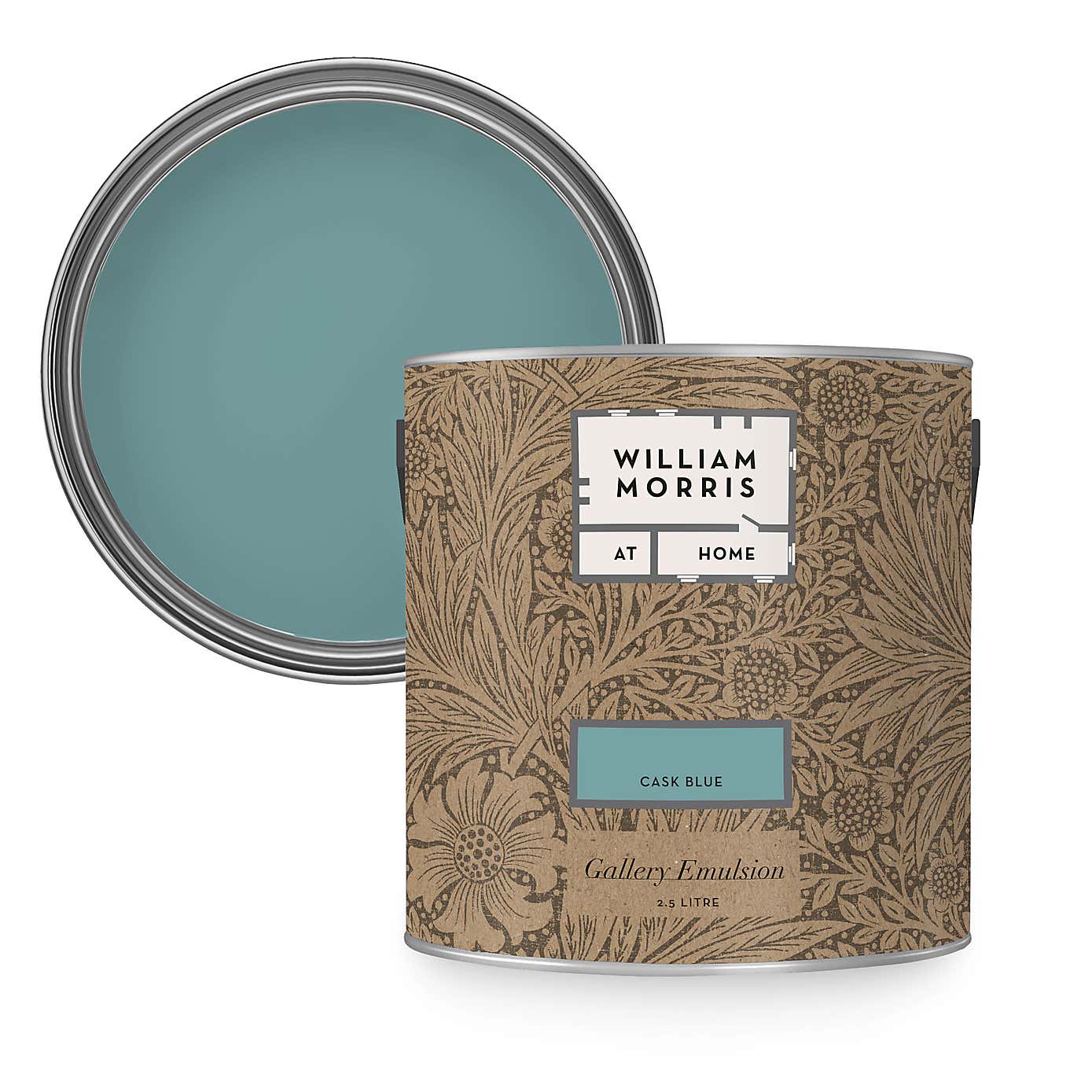William Morris At Home Cask Blue Gallery Emulsion Paint